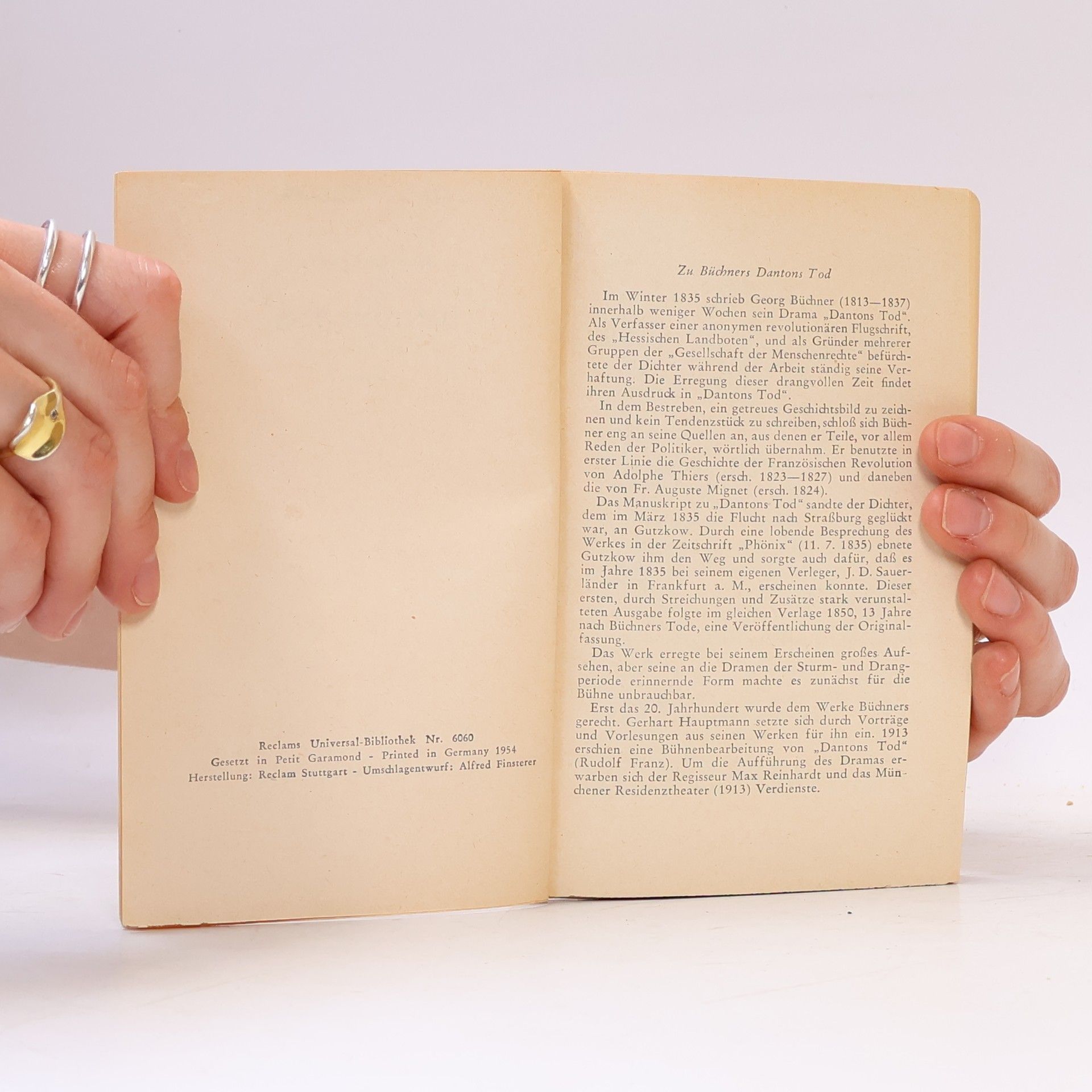 Georg Büchner Dantons Tod
