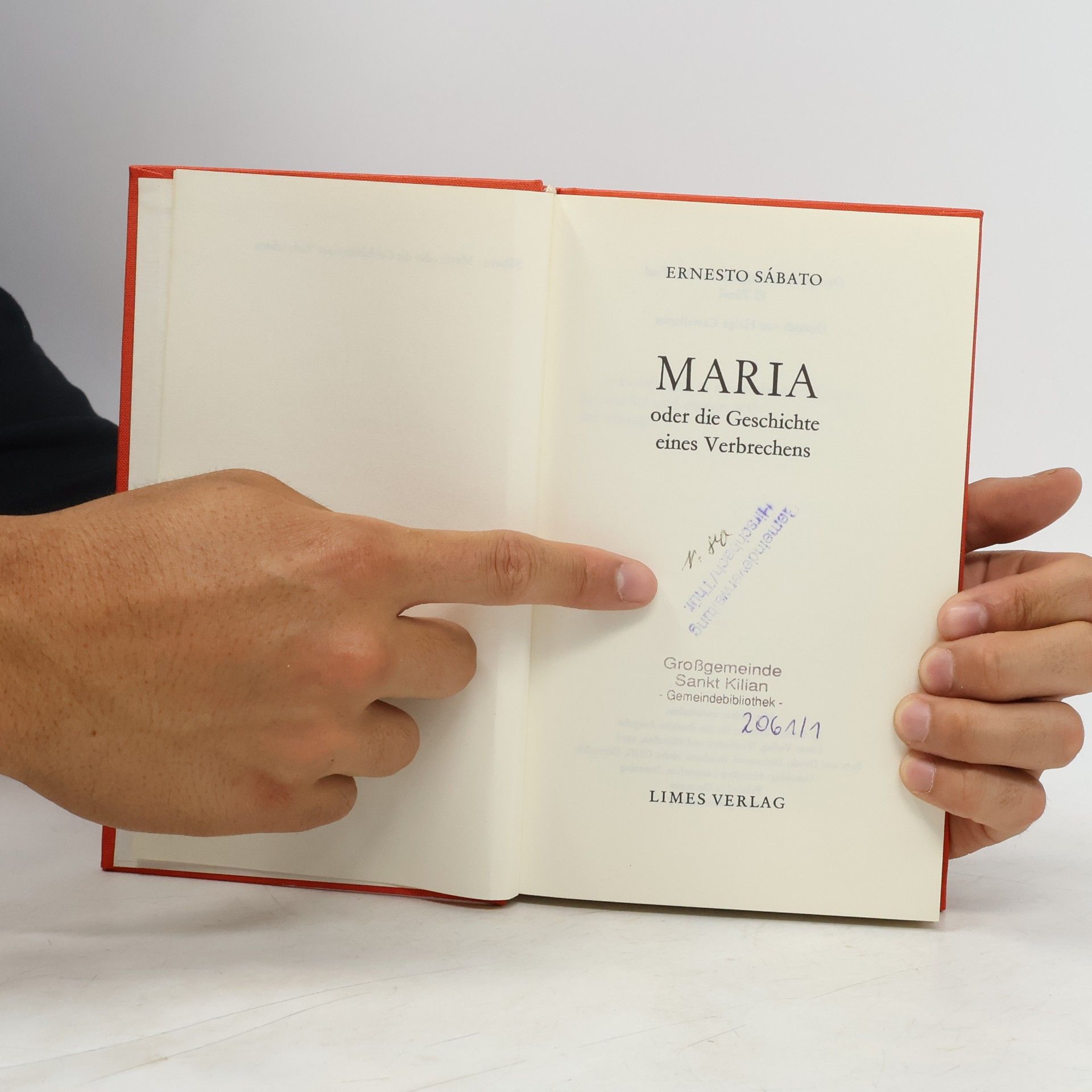 Ernesto Sabato Maria oder die Geschichte eines Verbrechens