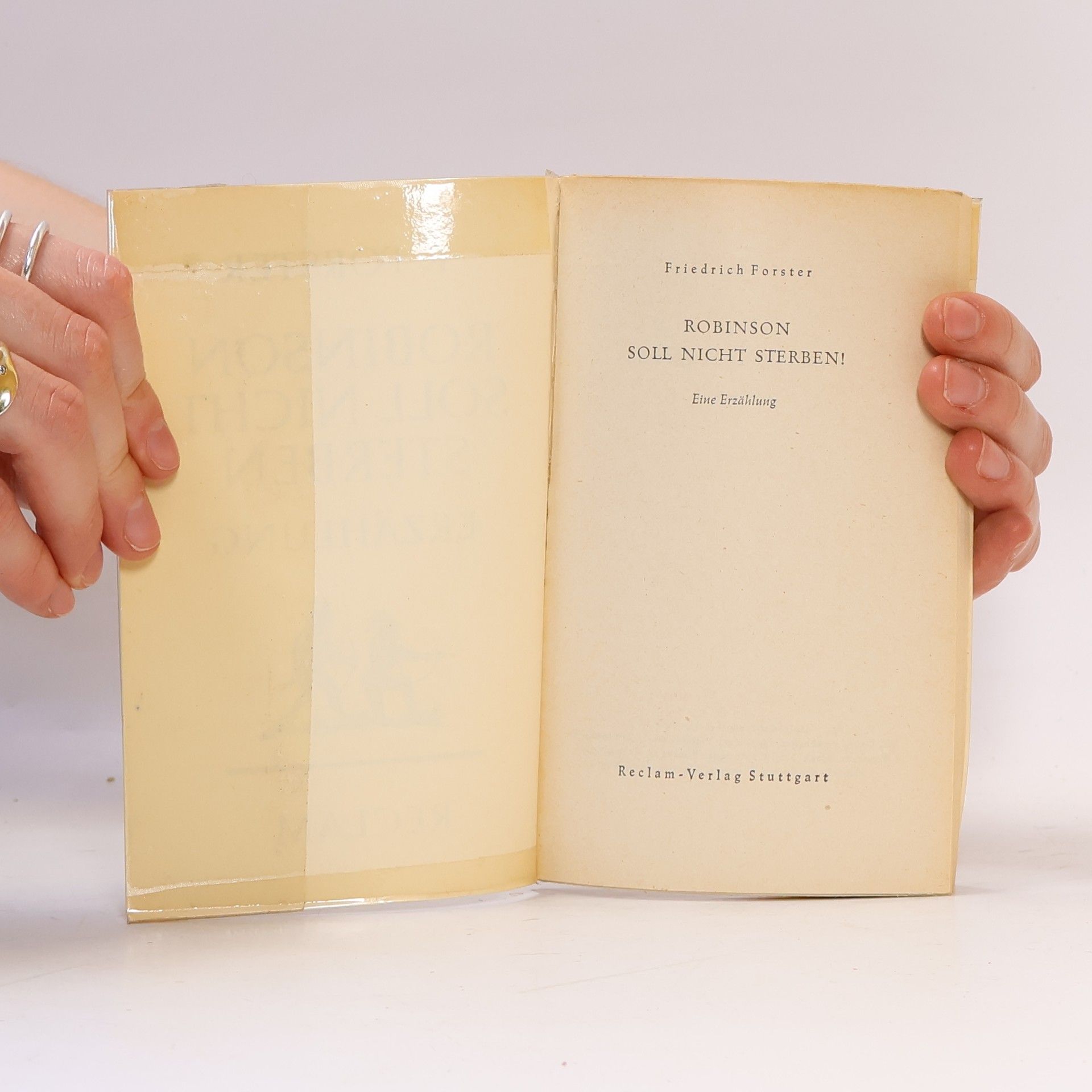 Friedrich Forster Robinson soll nicht sterben