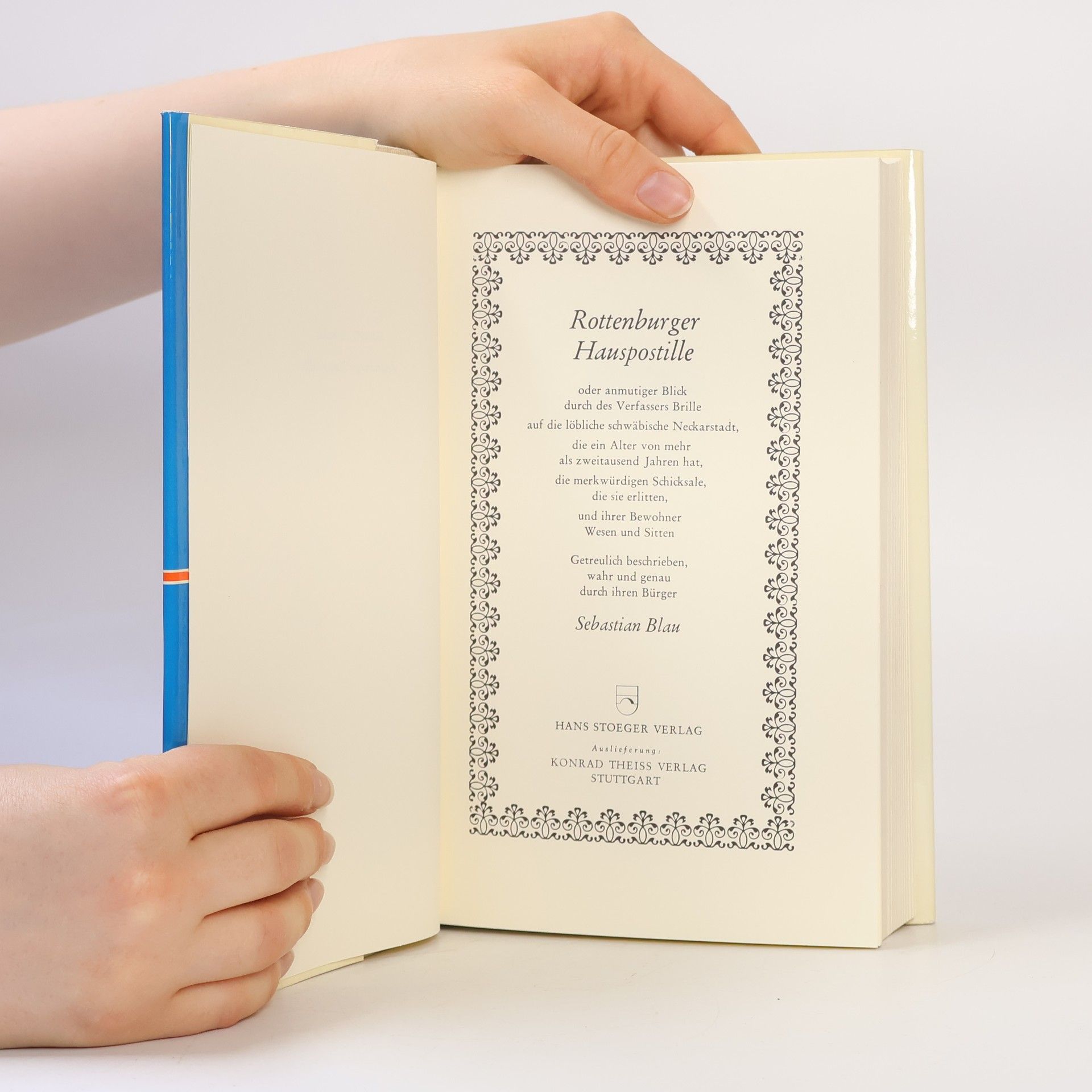 Sebastian Blau Rottenburger Hauspostille