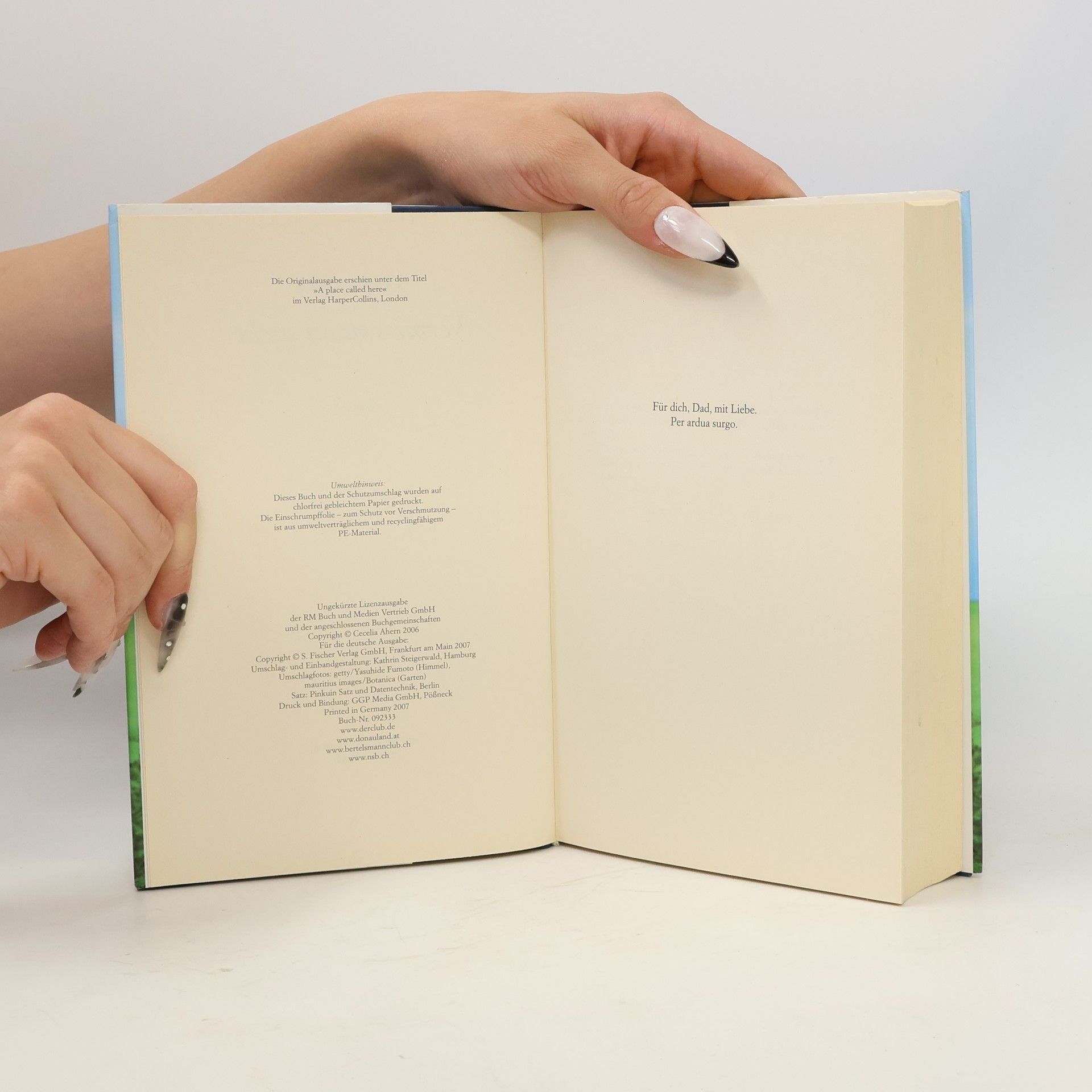 Cecelia Ahern Vermiss mein nicht