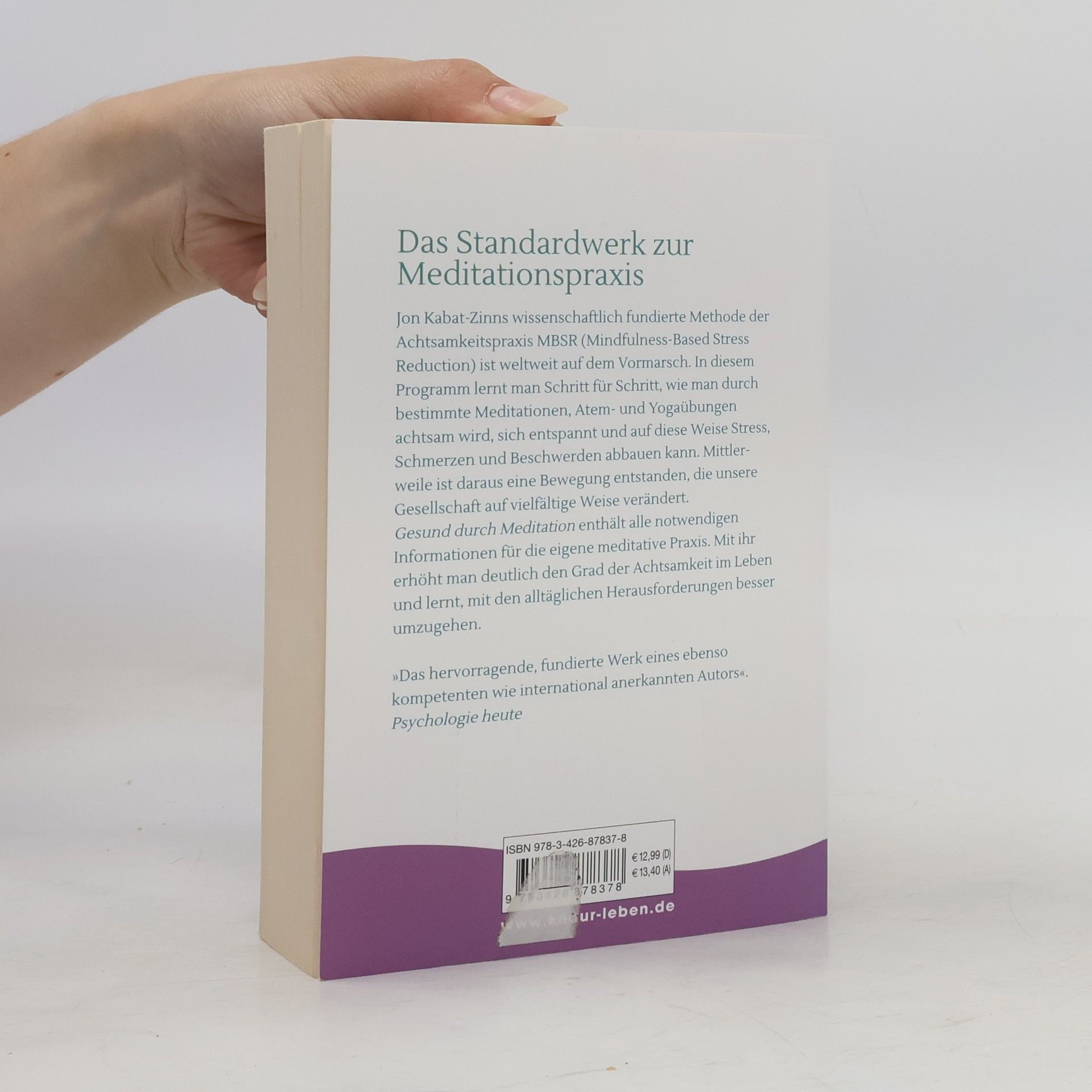 Jon Kabat-Zinn Gesund durch Meditation