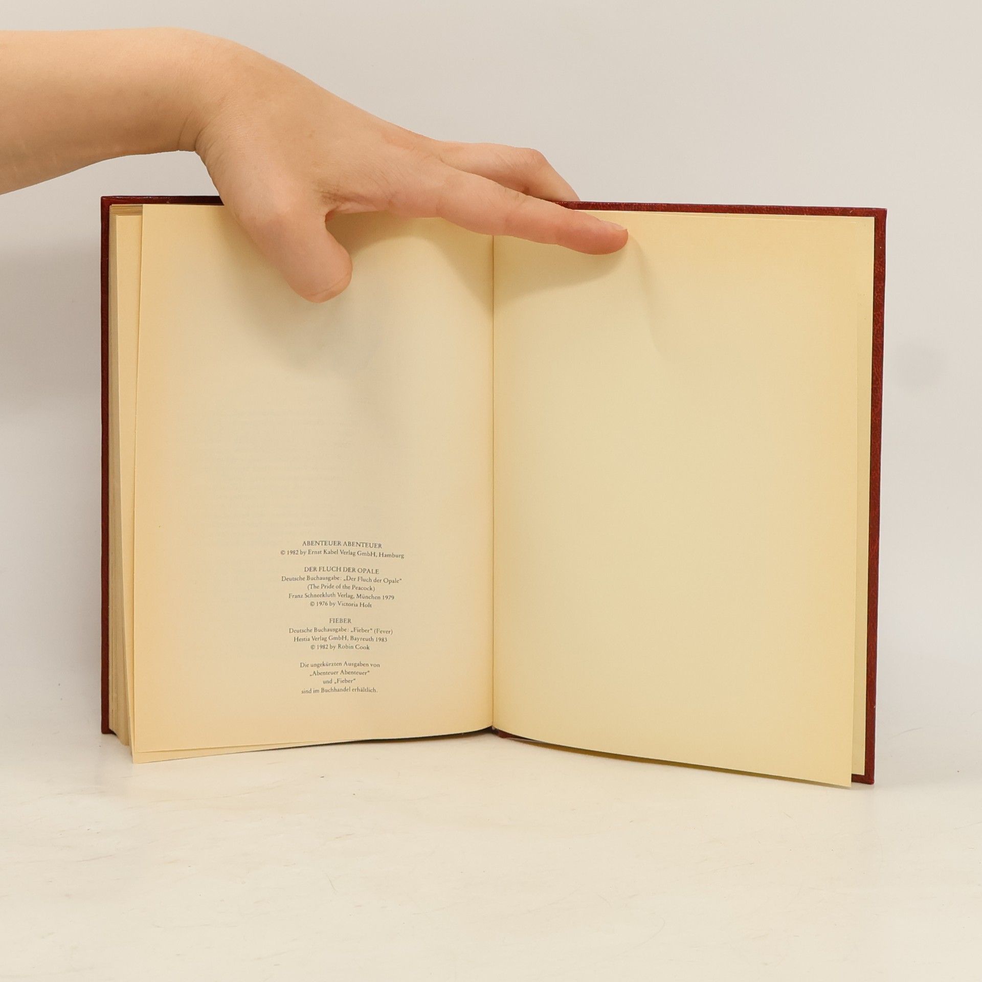 Rüdiger Nehberg Reader's Digest Auswahlbücher. Abenteuer Abenteuer. Der Fluch der Opale. Fieber