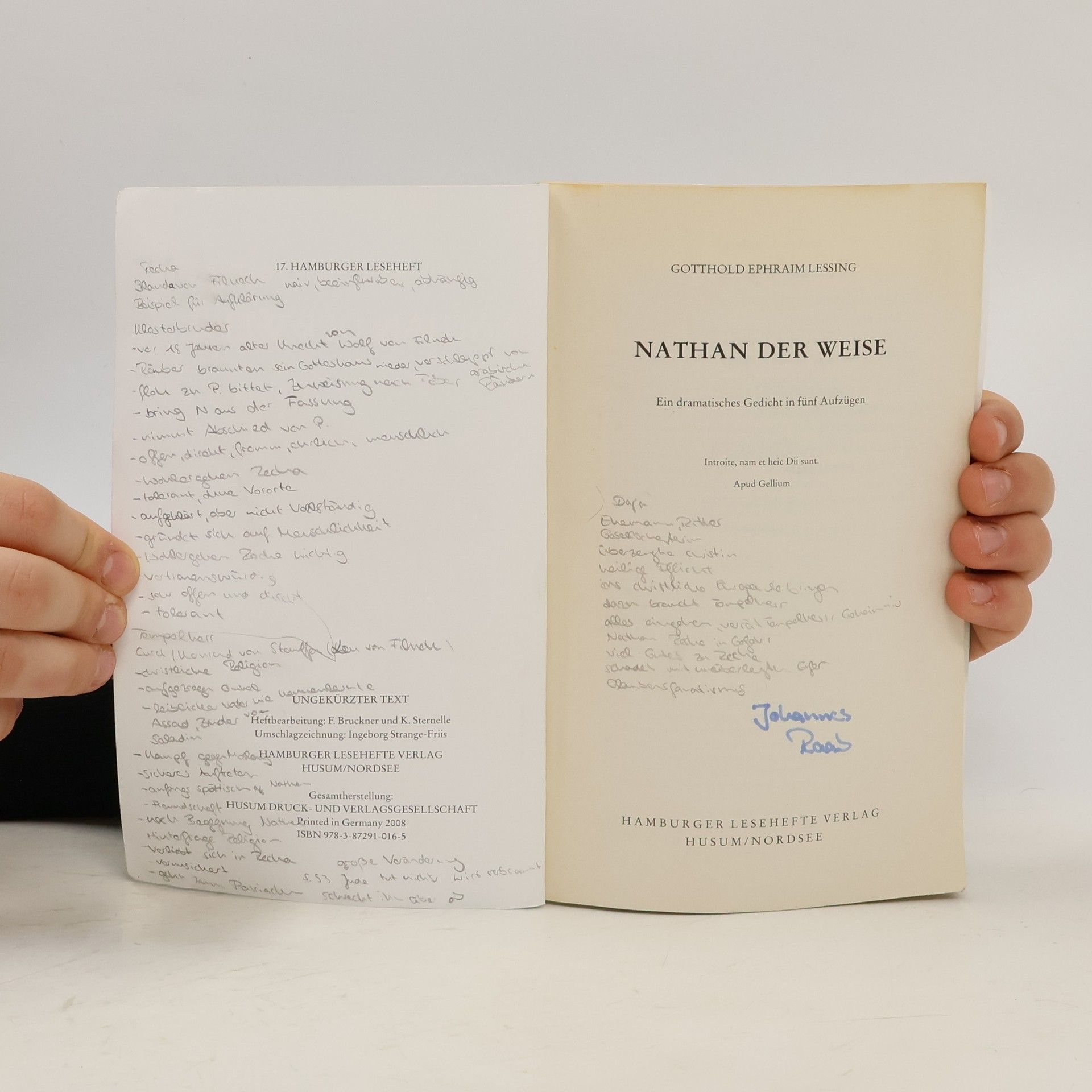 Gotthold Ephraim Lessing Nathan der weise