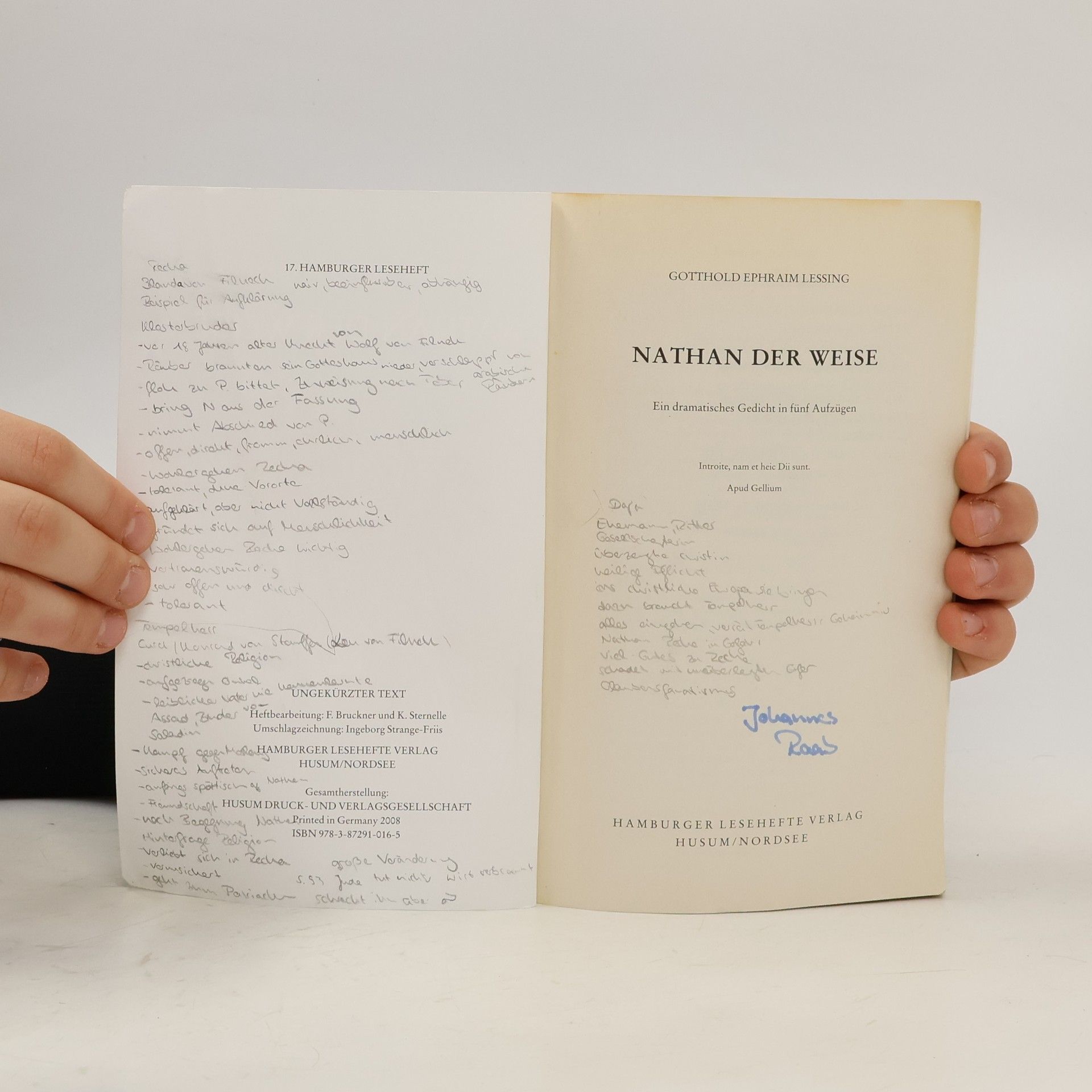 Gotthold Ephraim Lessing Nathan der weise