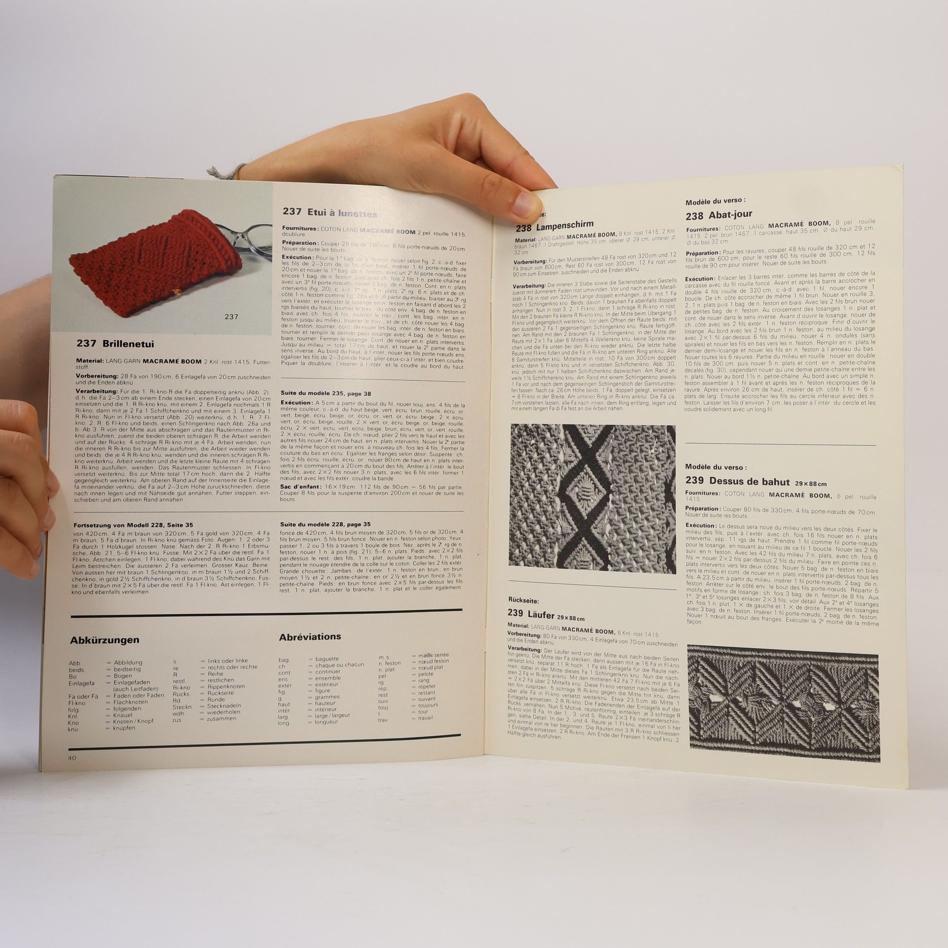 Various authors Macramé Lang 2: Anleitungen und Modelle