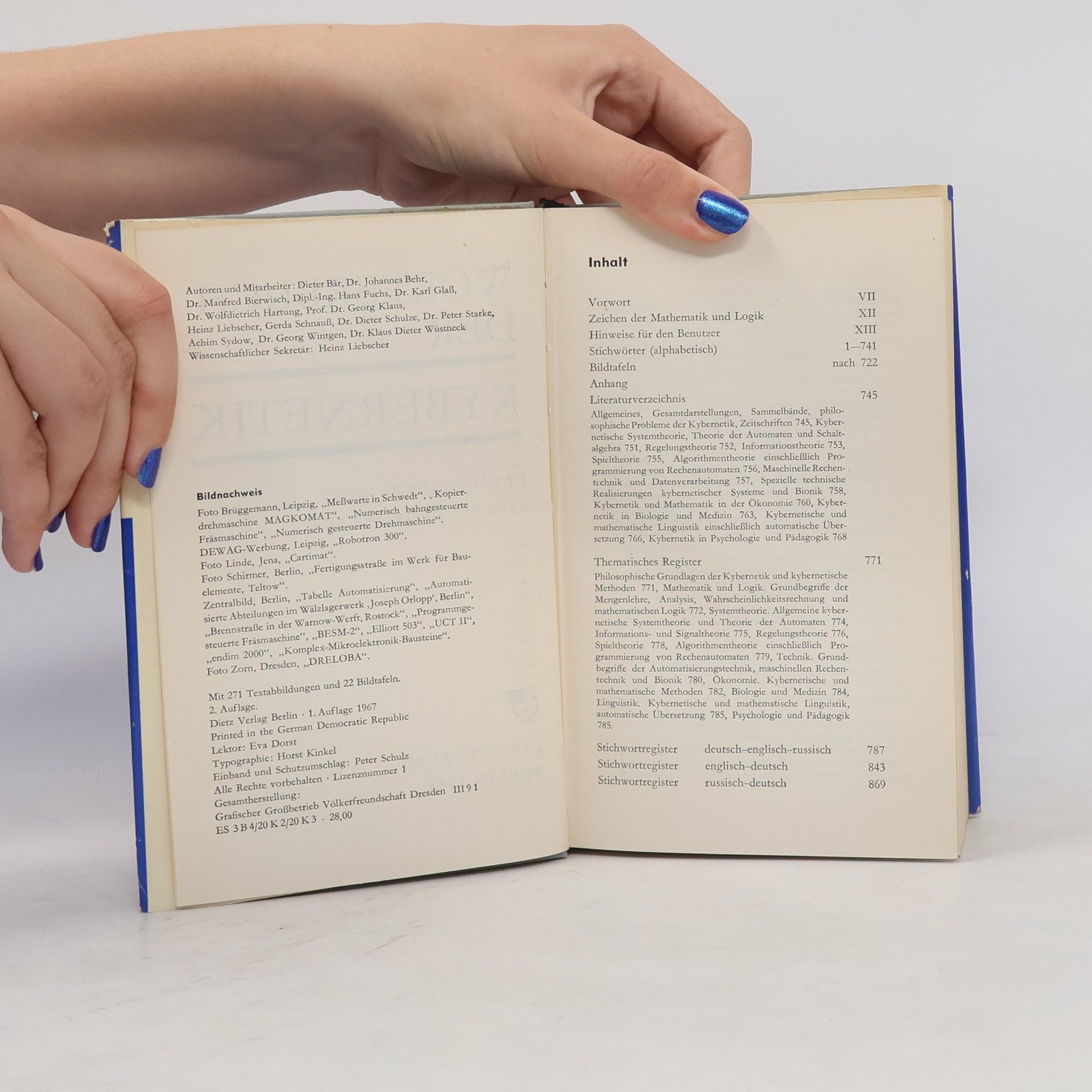 Georg Klaus Wörterbuch der Kybernetik