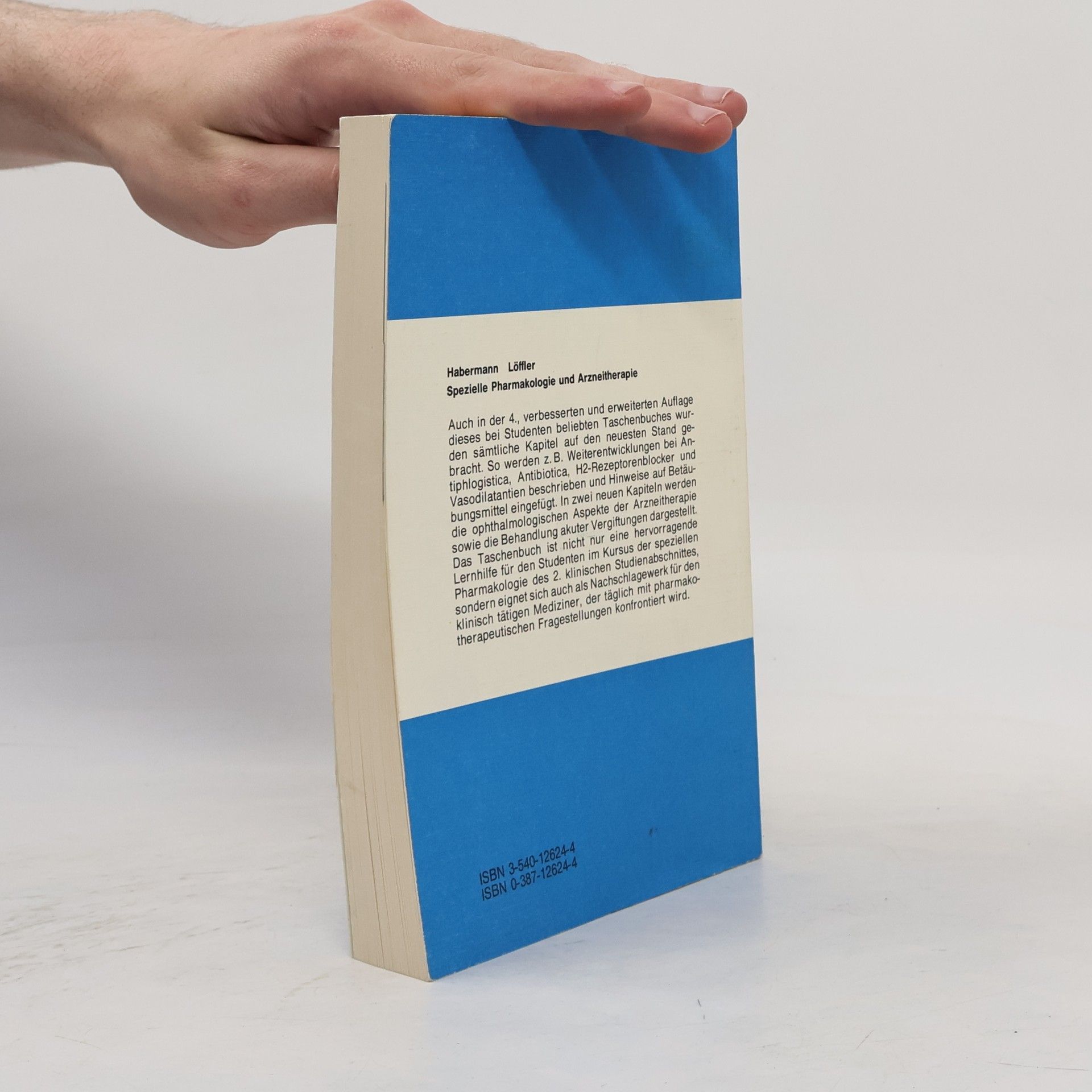 Ernst Habermann Heidelberger Taschenbücher - 166: Spezielle Pharmakologie und Arzneitherapie