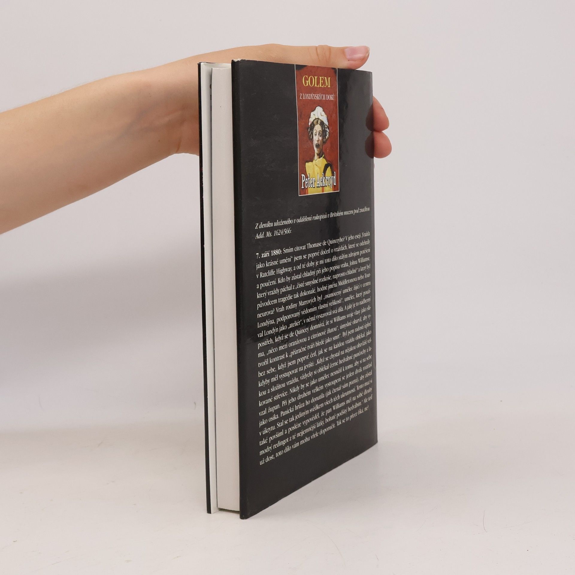 Peter Ackroyd Golem z londýnských doků