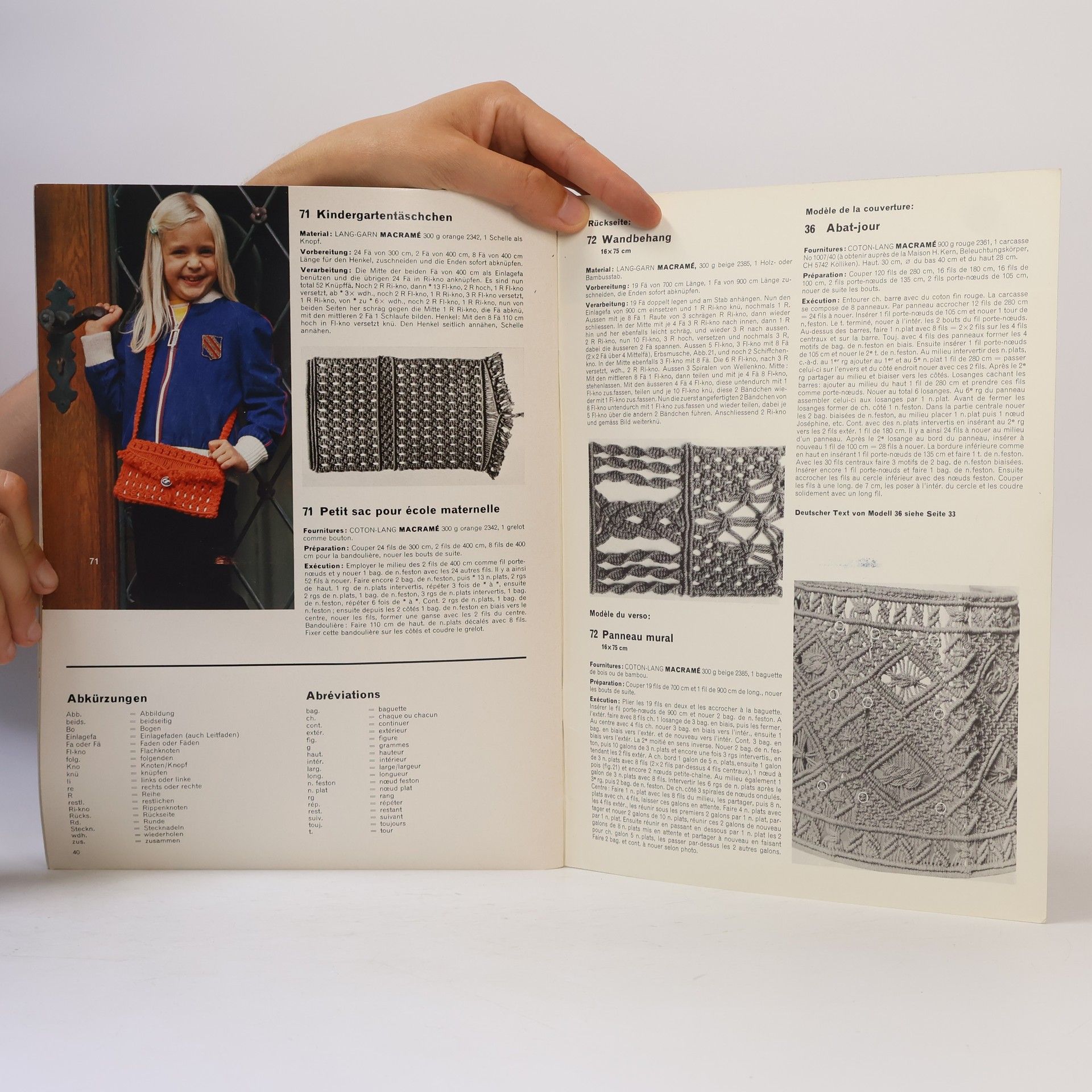 Autorenkollektiv Macramé Lang. Anleitungen und Modelle