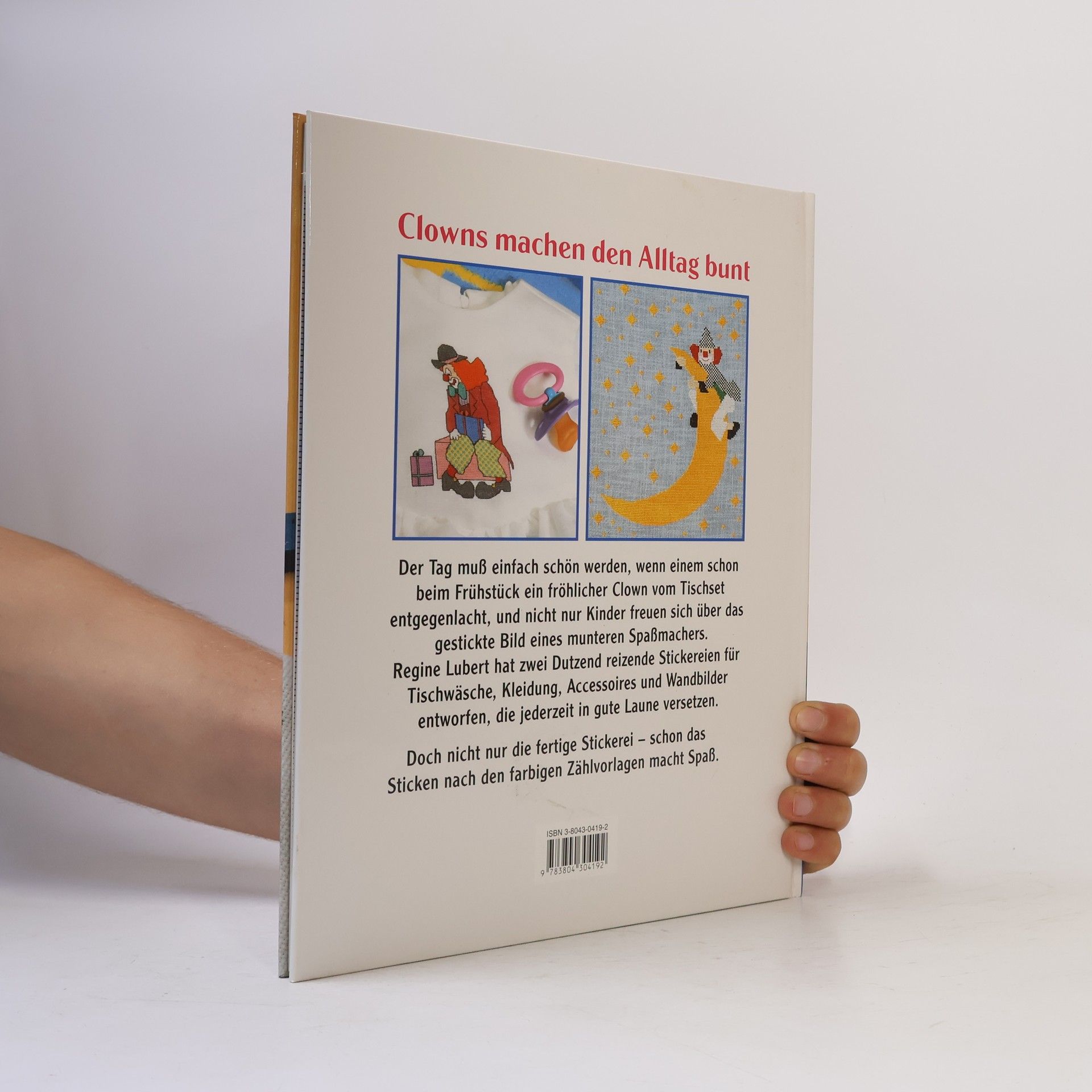 Kreuzstich - bunte Clowns