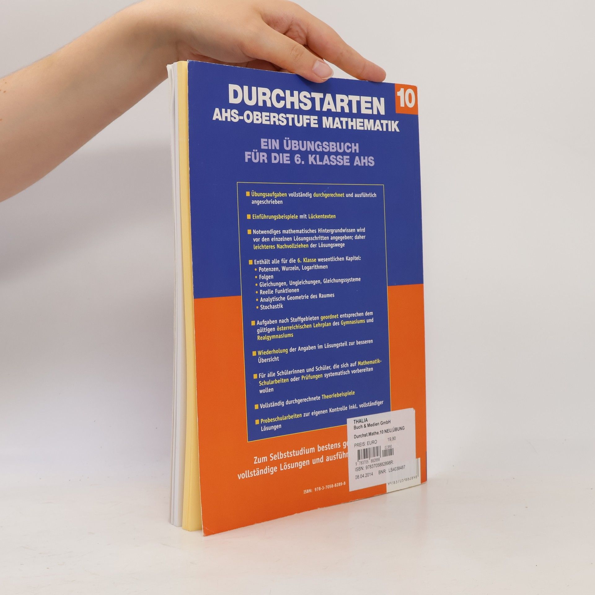 Mone Crillovich-Cocoglia Durchstarten Mathematik AHS 10. Schulstufe