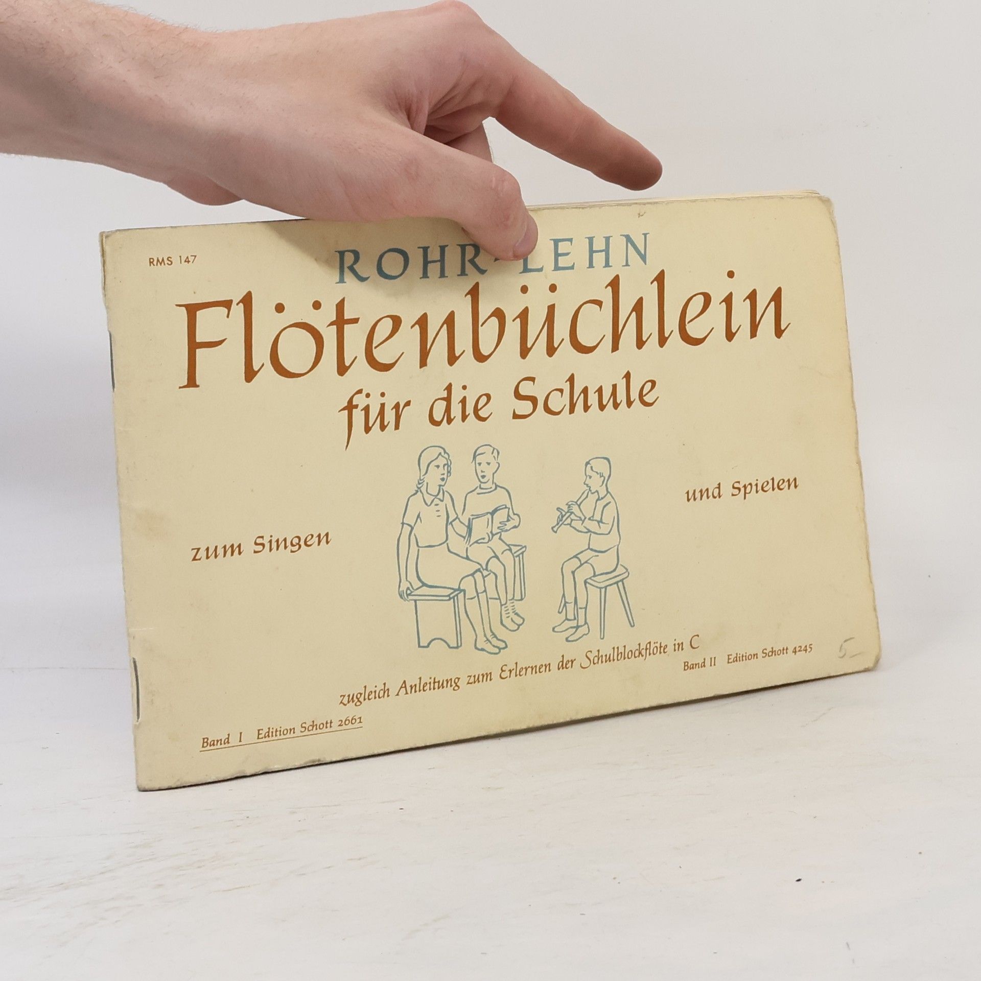 Heinrich Rohr Flötenbüchlein für die Schule. Band 1