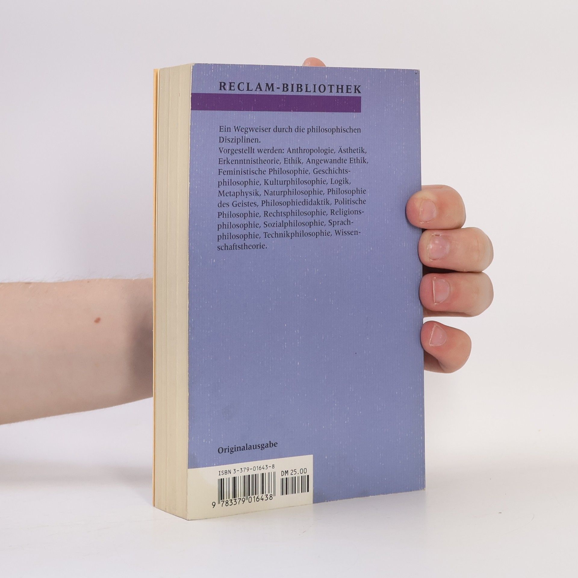 Annemarie Pieper Philosophische Disziplinen