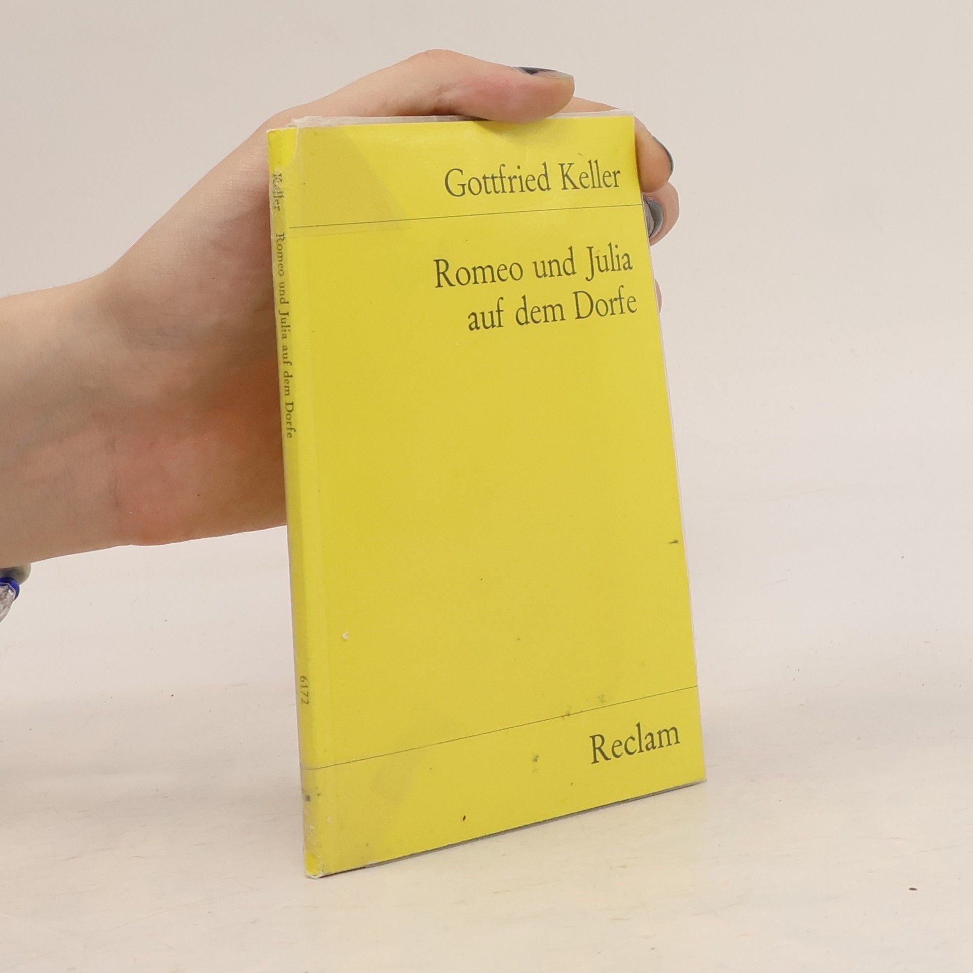 Gottfried Keller Romeo und Julia auf dem Dorfe