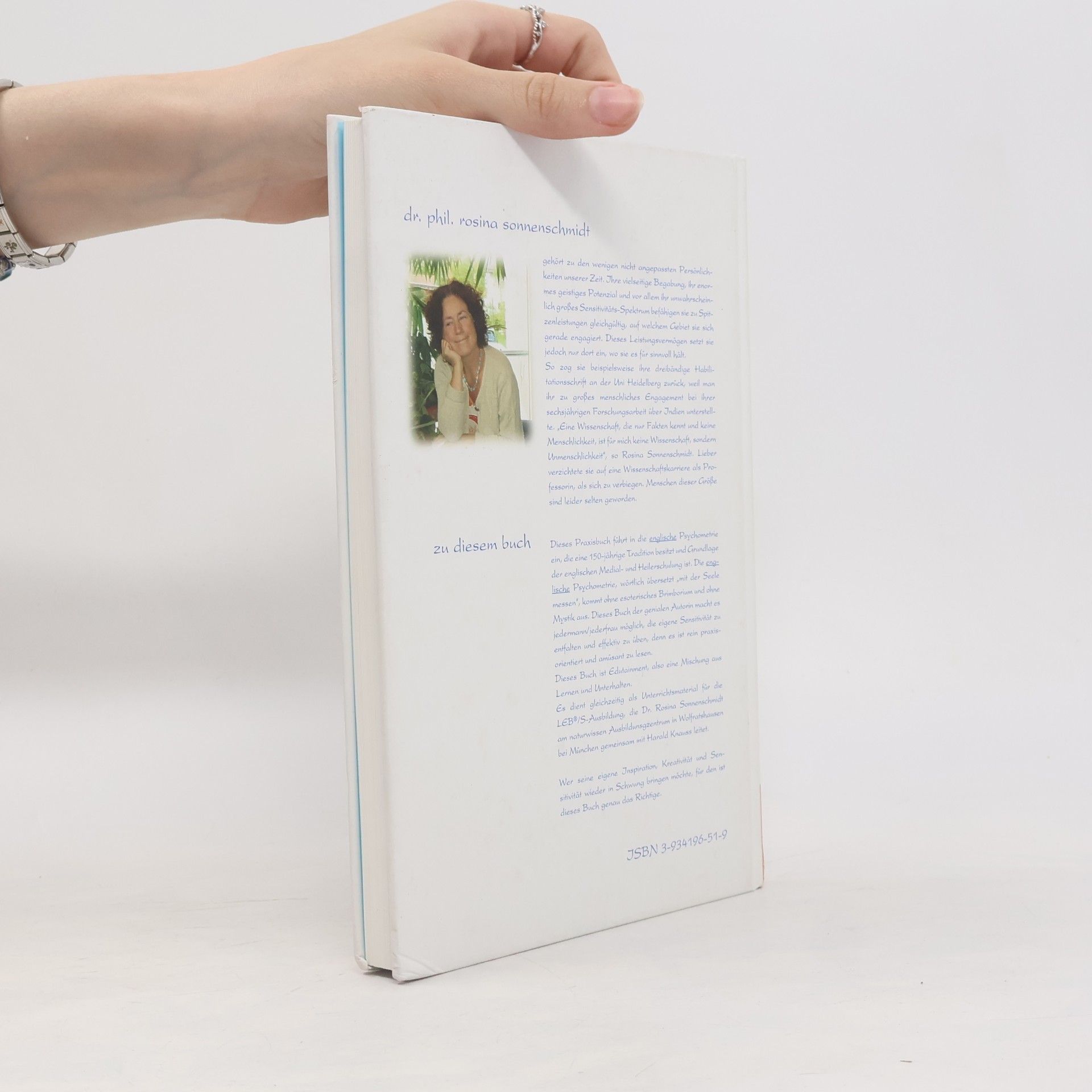 Rosina Sonnenschmidt Das grosse Praxisbuch der englischen Psychometrie