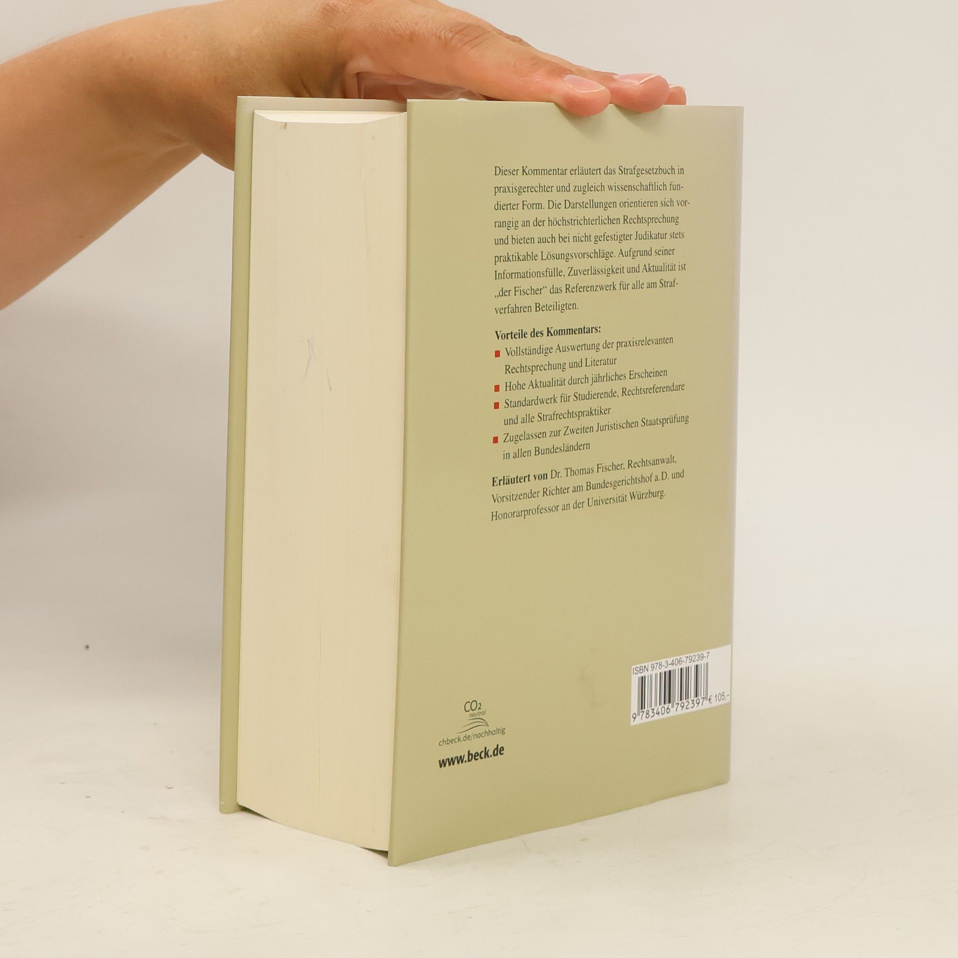 Thomas Fischer Strafgesetzbuch