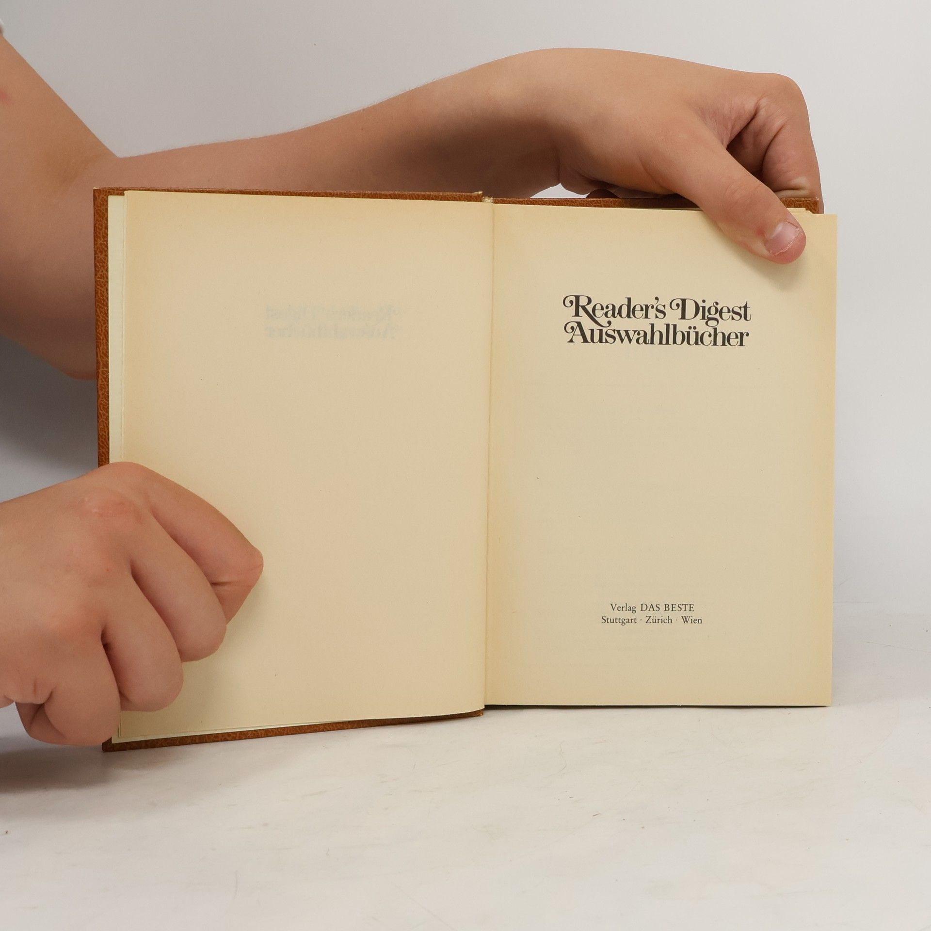 Douglas Terman Reader's Digest Auswahlbücher: Vogelfrei. Wettlauf mit dem weissen tod. Mein linker fuss. Expedition Kongo