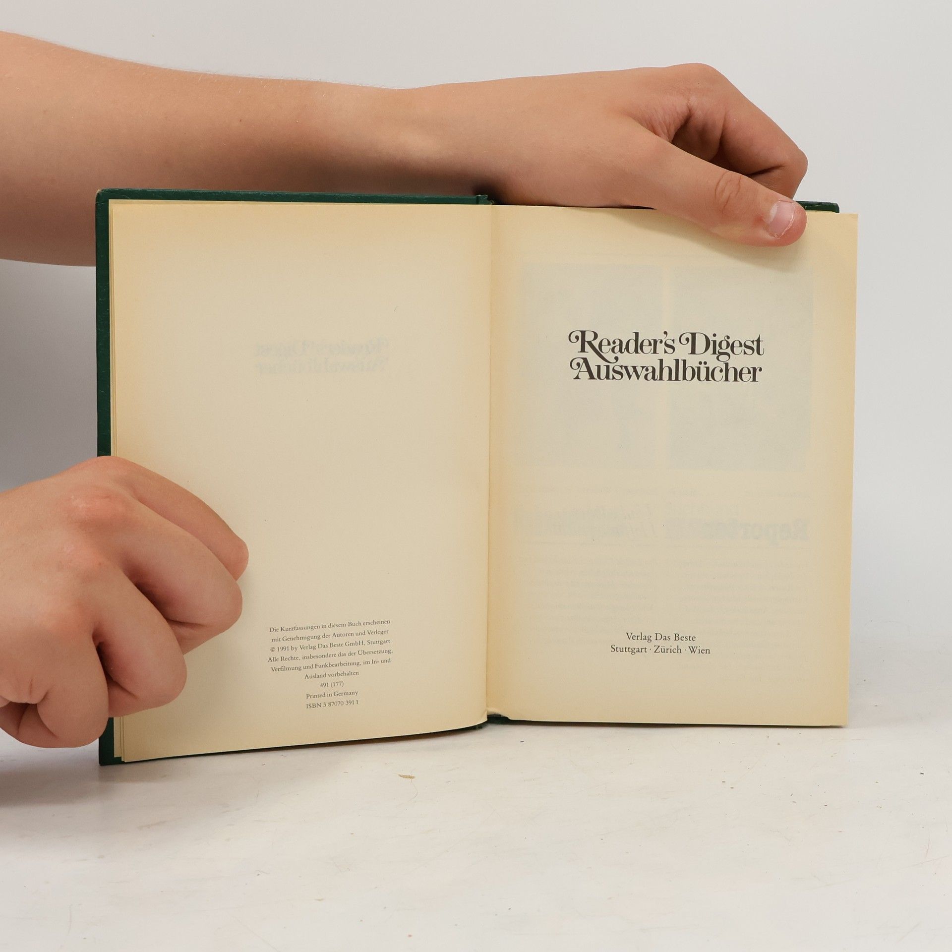 Arthur Hailey Reader's Digest Auswahlbücher