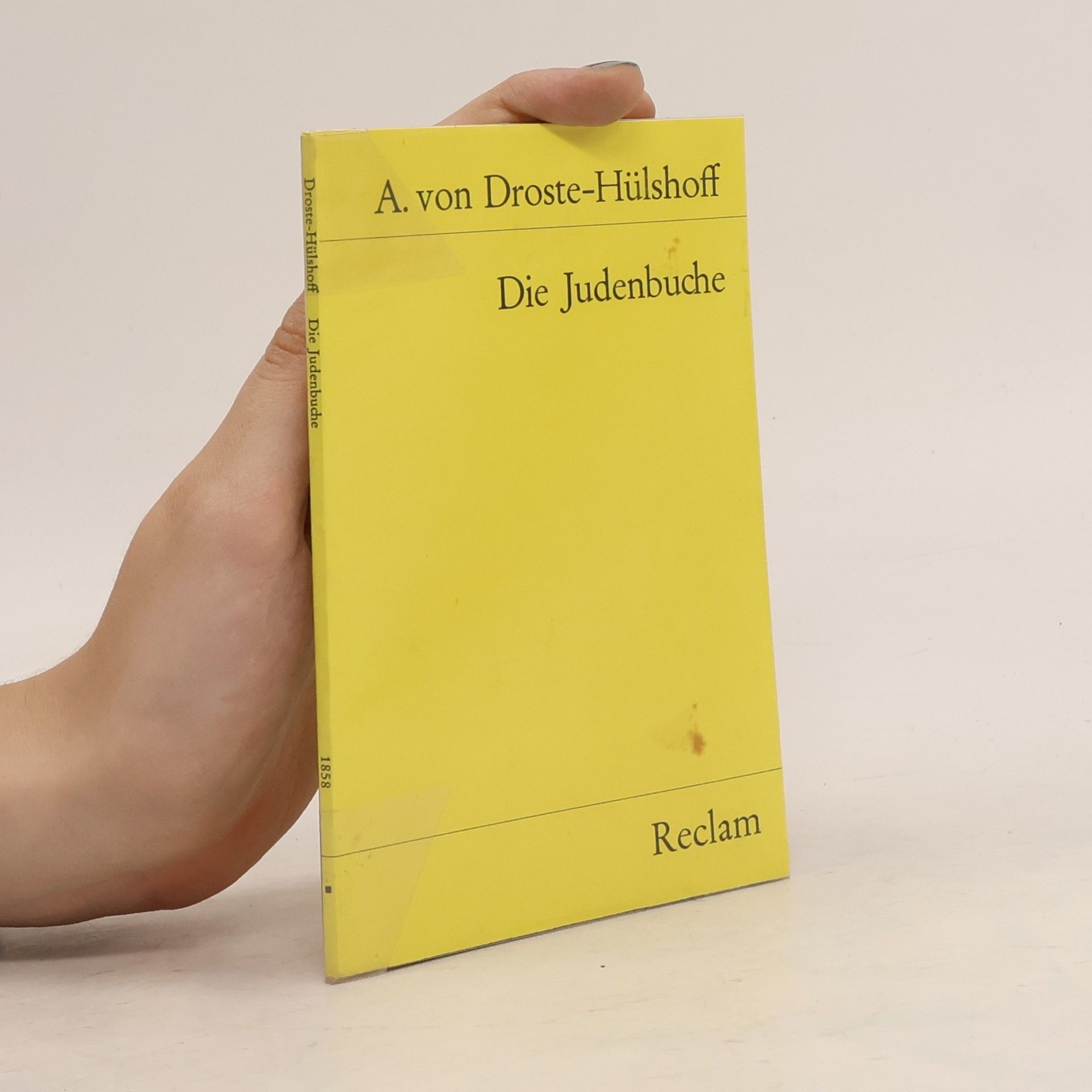 Annette von Droste-Hülshoff Die Judenbuche