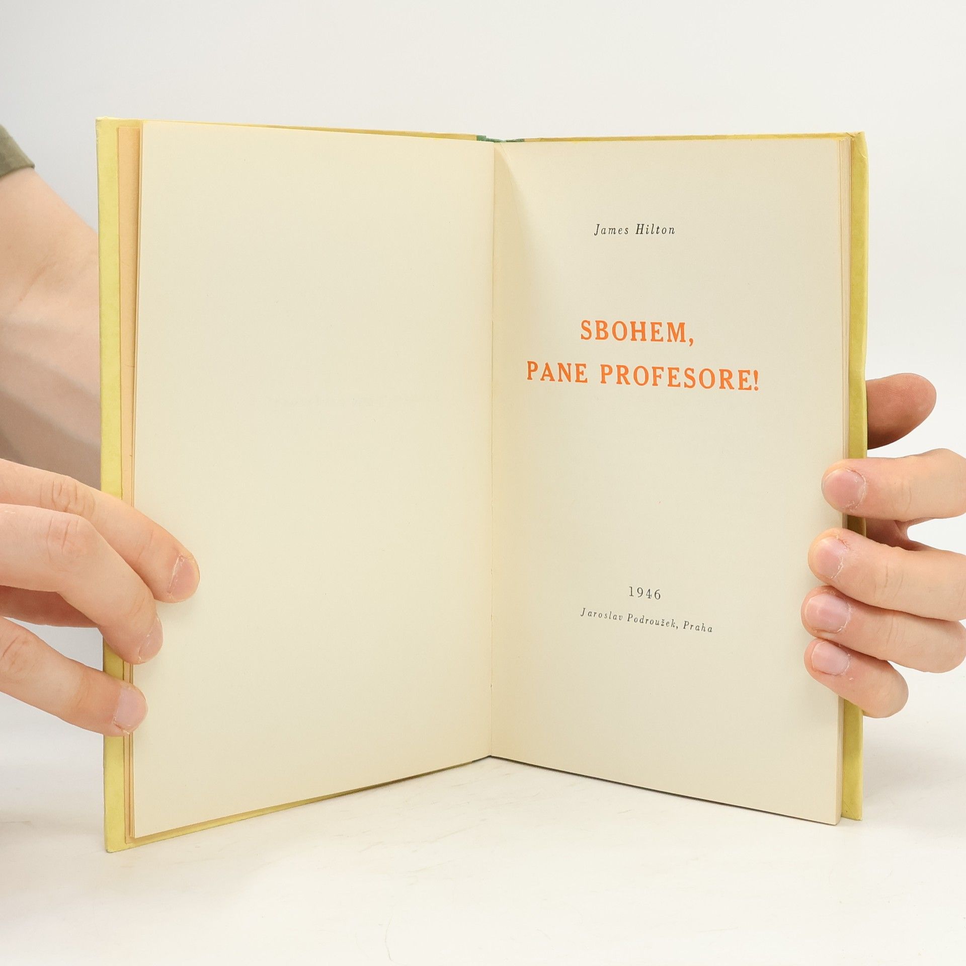James Hilton Sbohem, pane profesore!