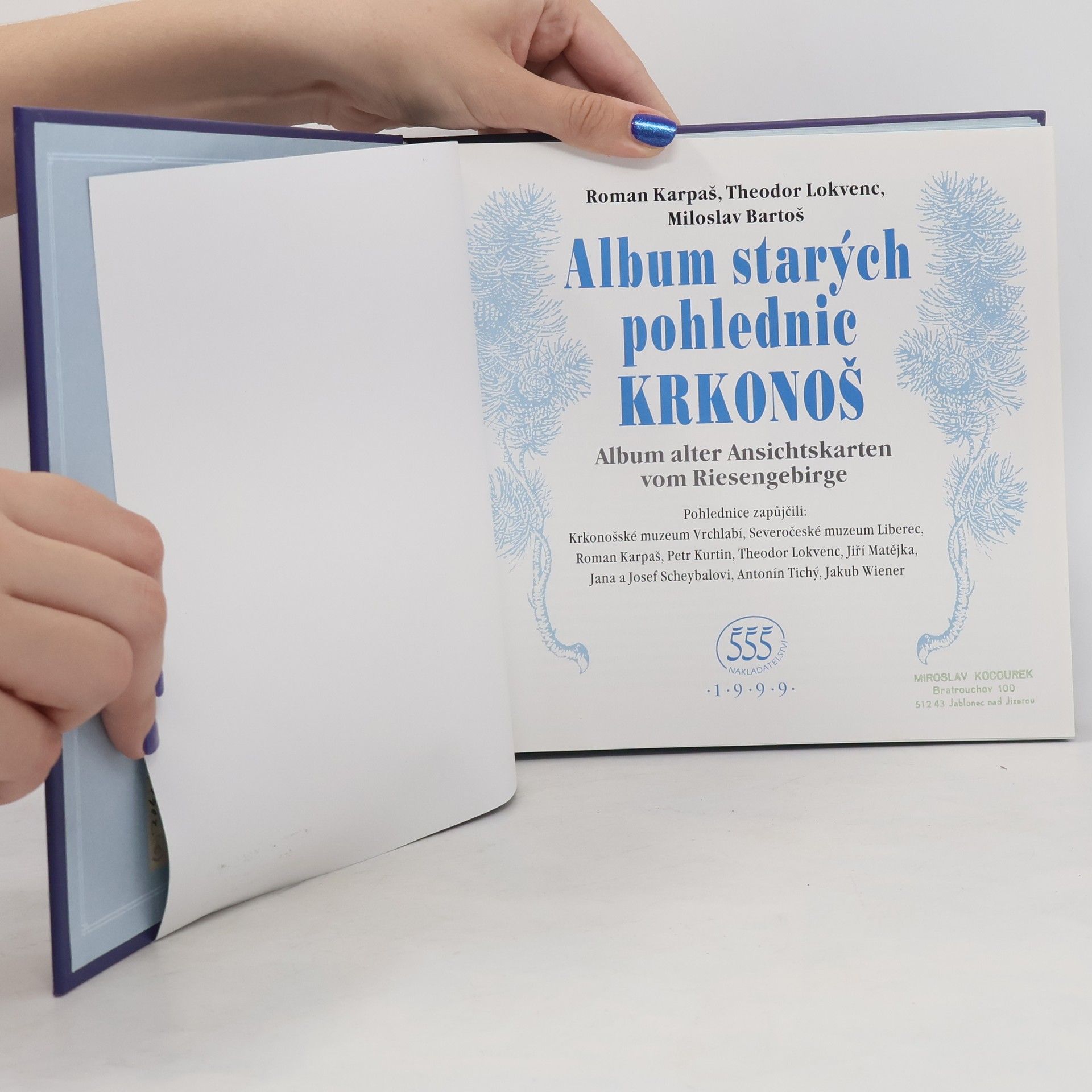 Roman Karpaš Album starých pohlednic Krkonoš