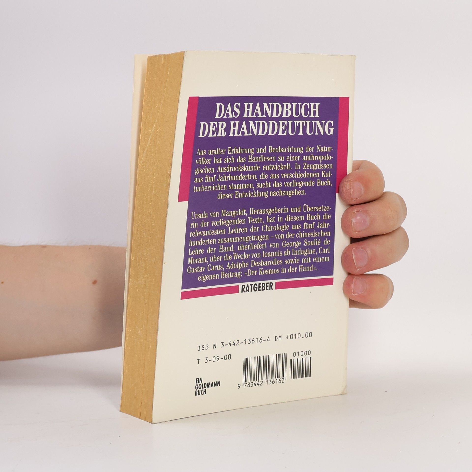 Ursula von Mangoldt Das grosse Buch der Handlesekunst