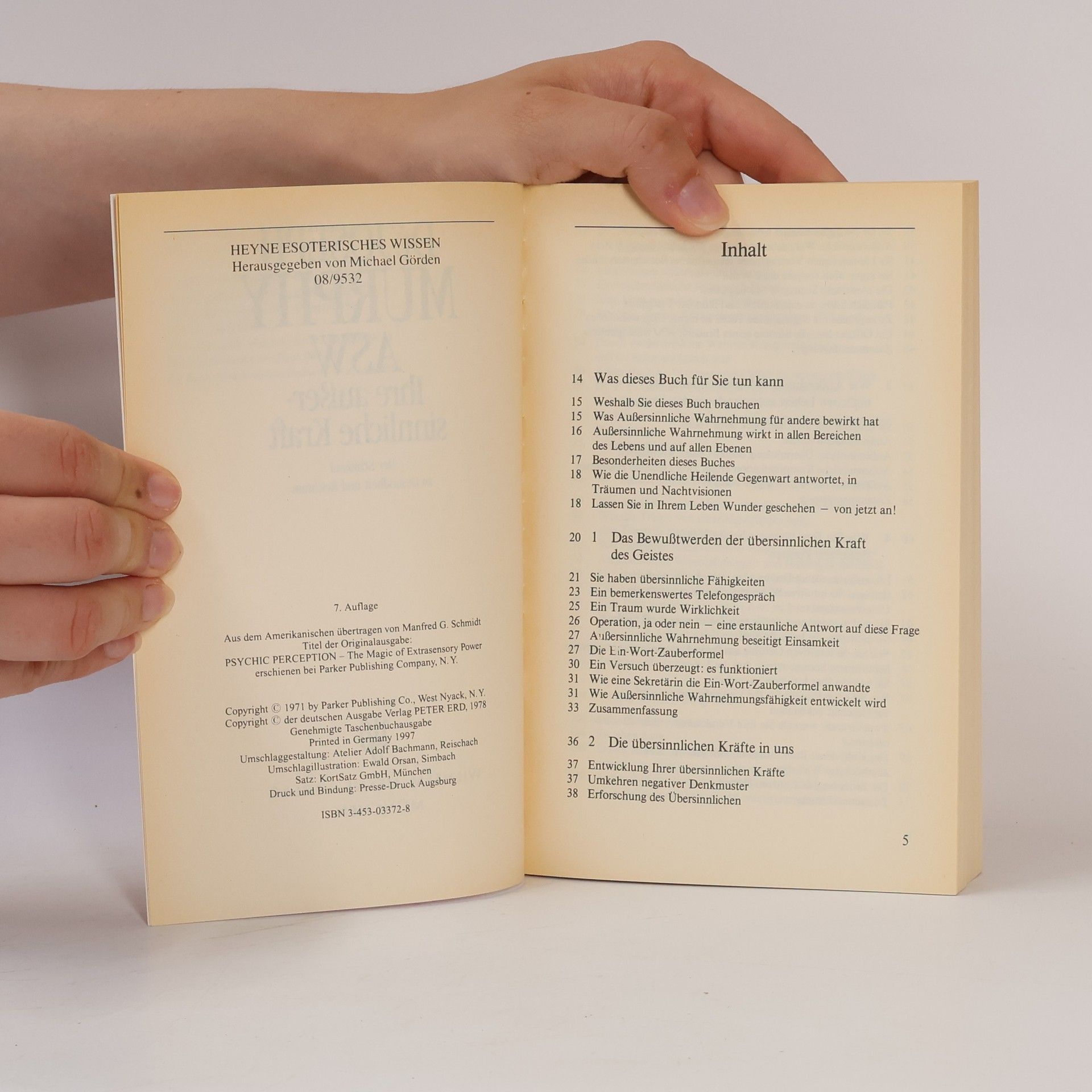 Joseph Murphy ASW – Ihre außersinnliche Kraft