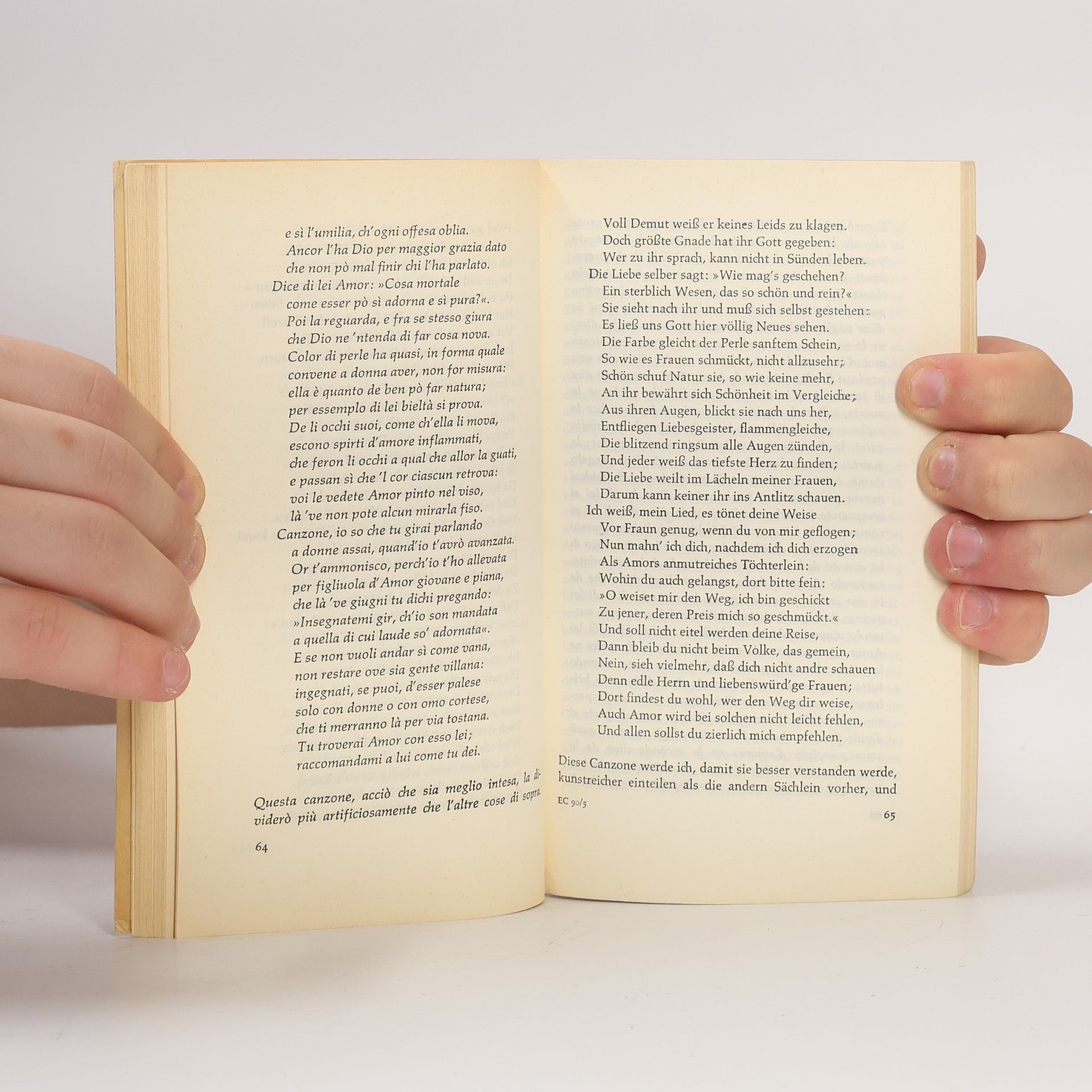 Dante Alighieri Vita Nuova. Des Neue Leben