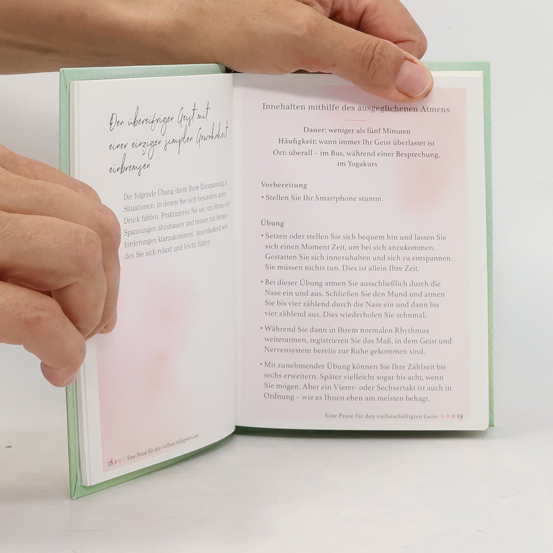 Danielle Marchant Das kleine Buch vom Innehalten