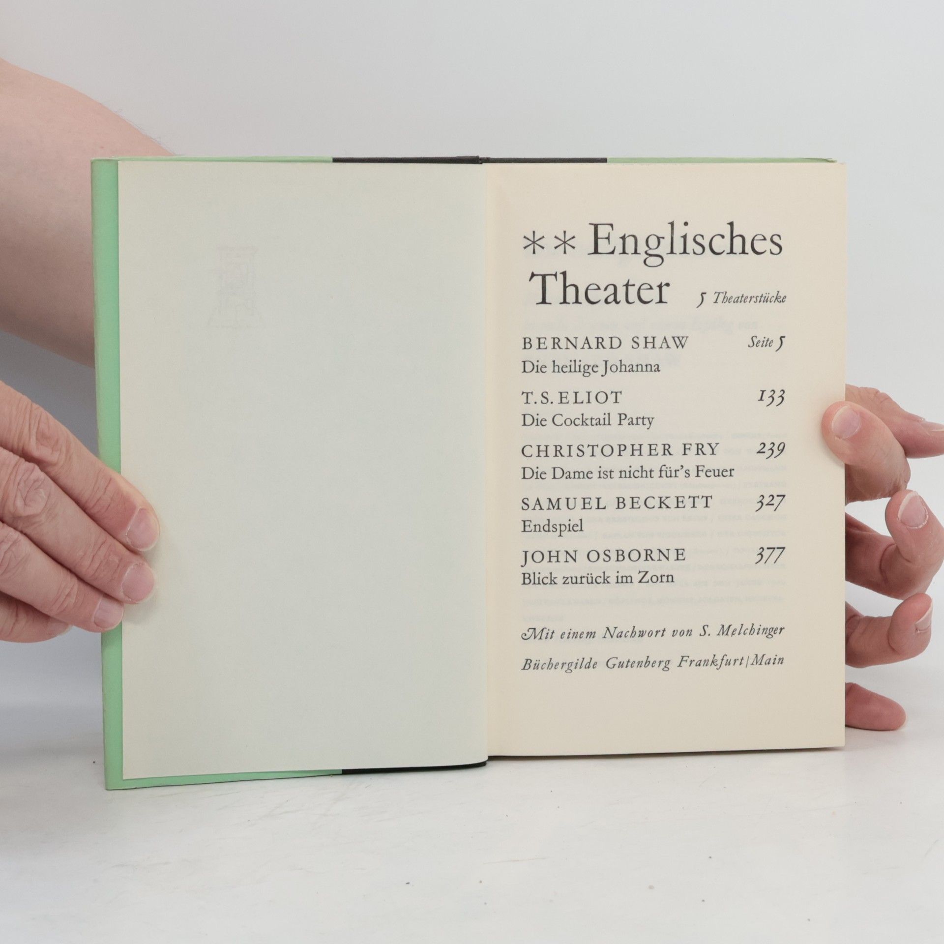 Autorenkollektiv Englisches Theater 5: Theaterstücke