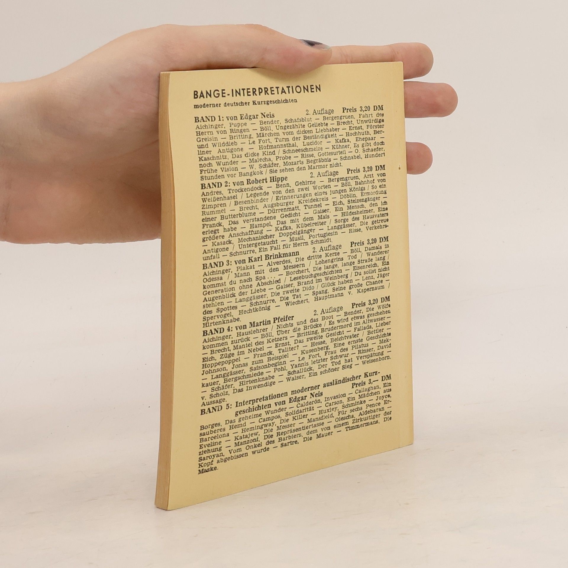 Karl Brinkmann Erläuterungen zu Franz Kafkas. Erzählungen