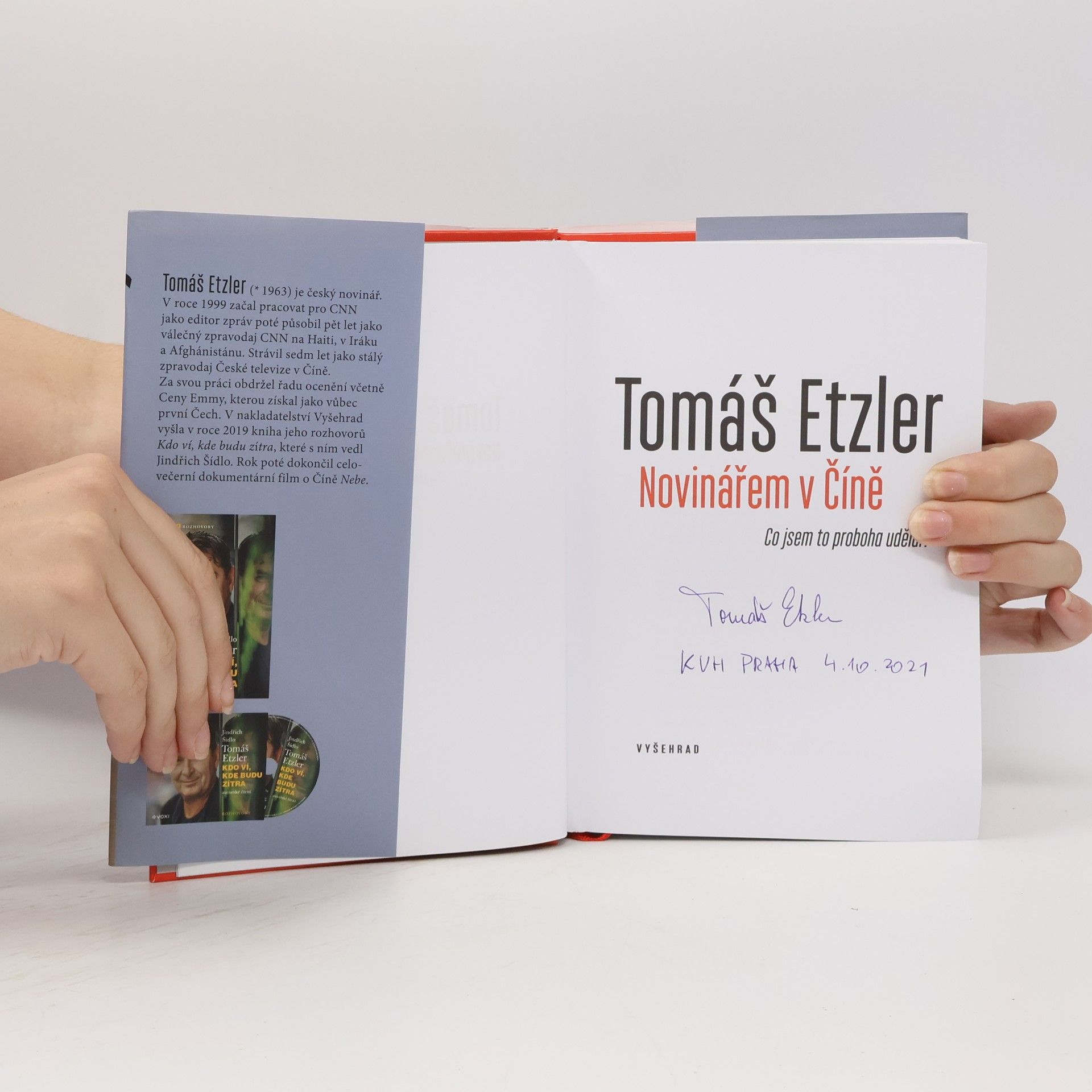 Tomáš Etzler Novinářem v Číně