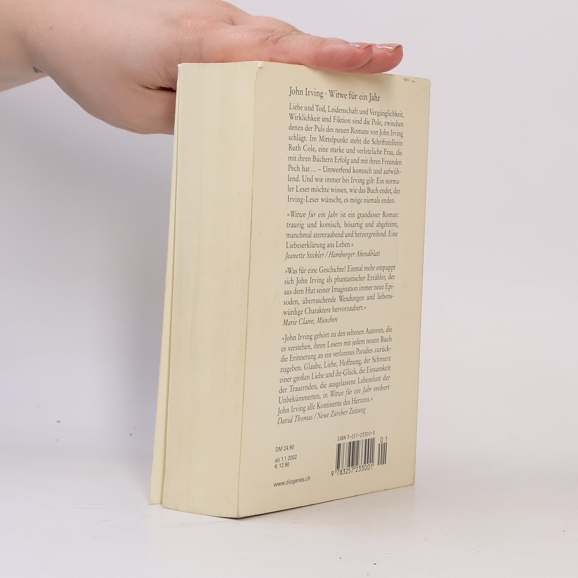 John Irving Witwe für ein Jahr