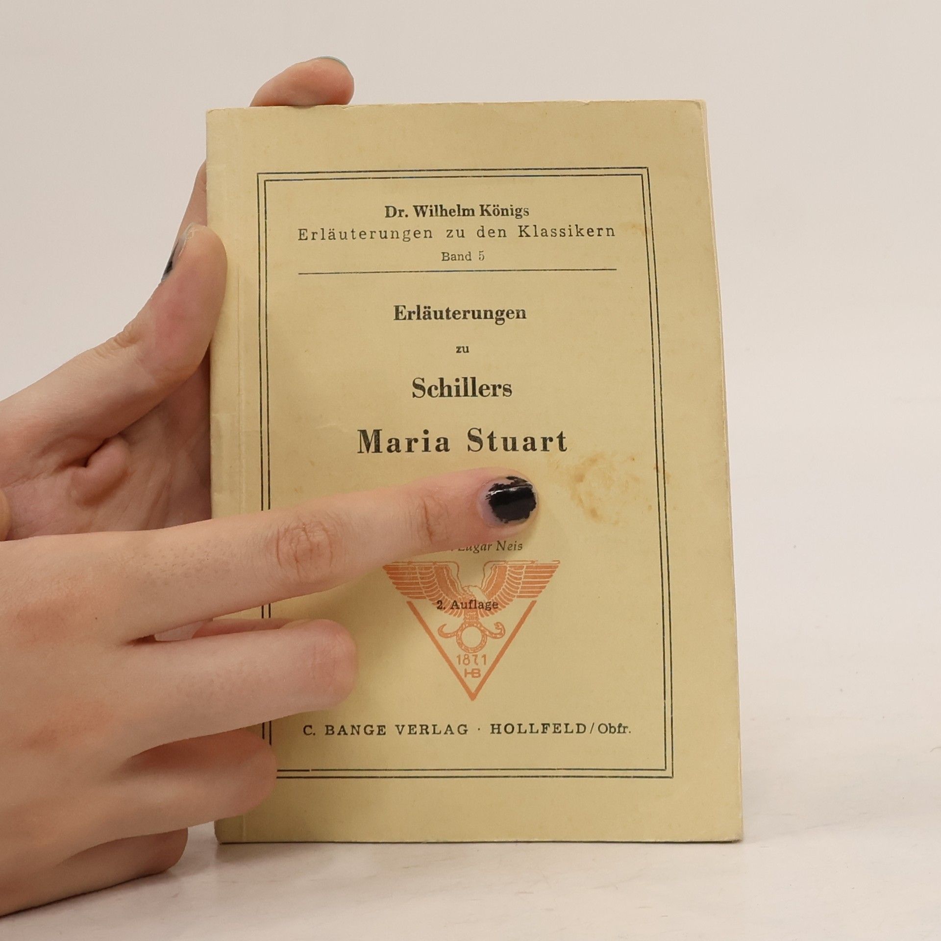 Wilhelm Königs Erläuterungen zu Schillers Maria Stuart