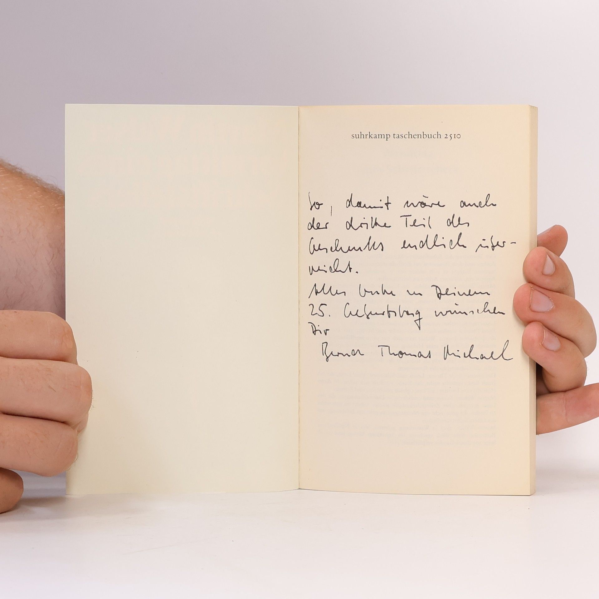Martin Walser Suhrkamp Taschenbuch: Vormittag eines Schriftstellers