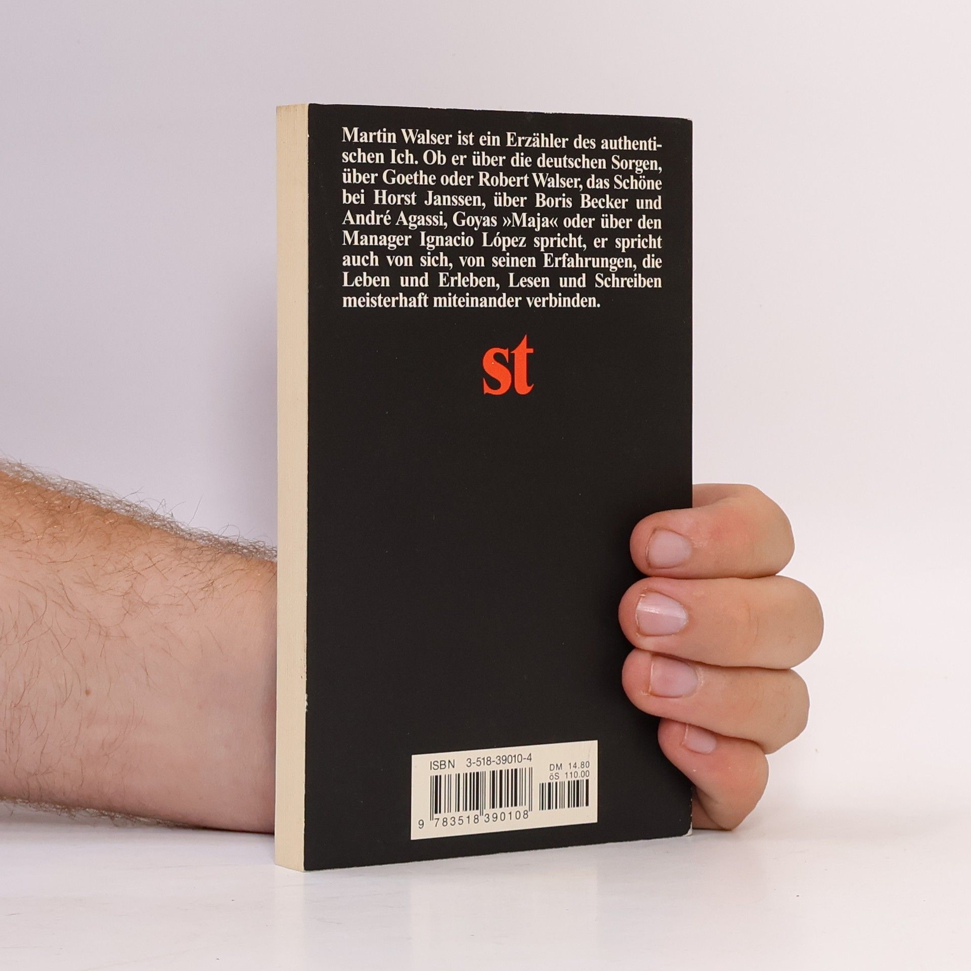 Martin Walser Suhrkamp Taschenbuch: Vormittag eines Schriftstellers