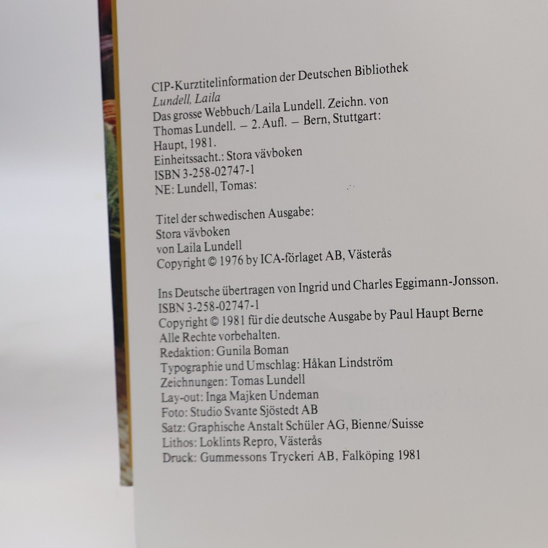 Laila Lundell Das grosse Webbuch
