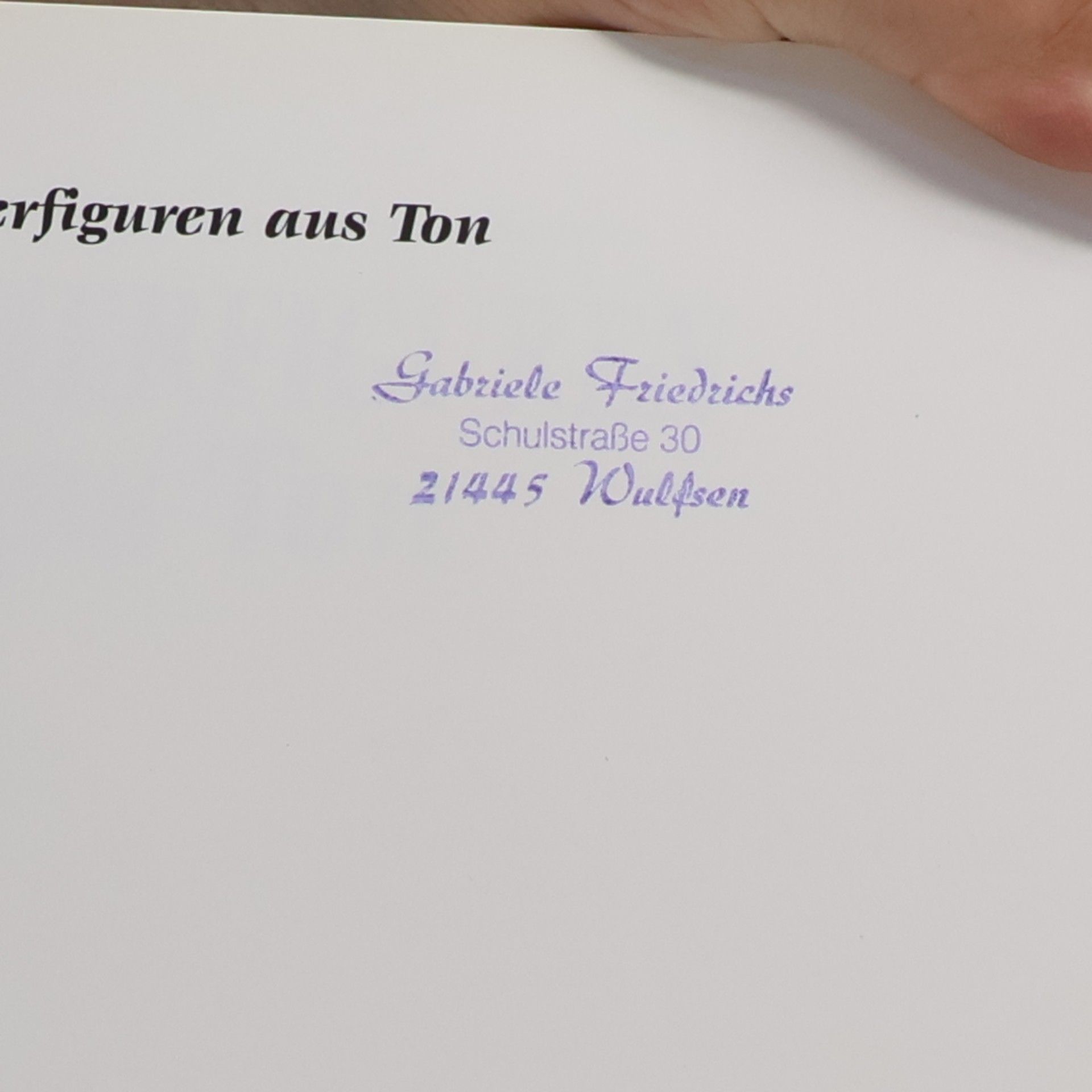 Tierfiguren aus Ton