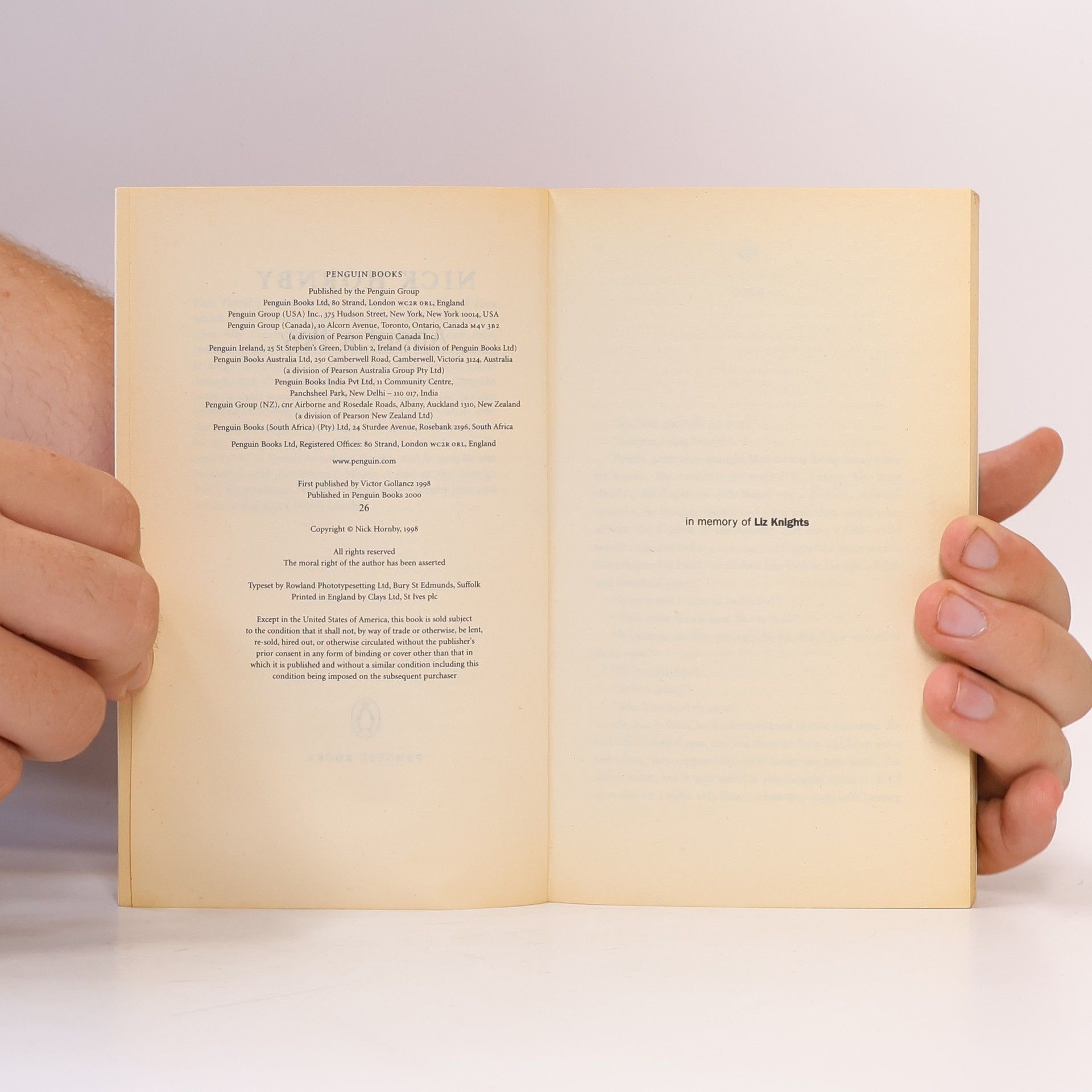 Nick Hornby About a Boy