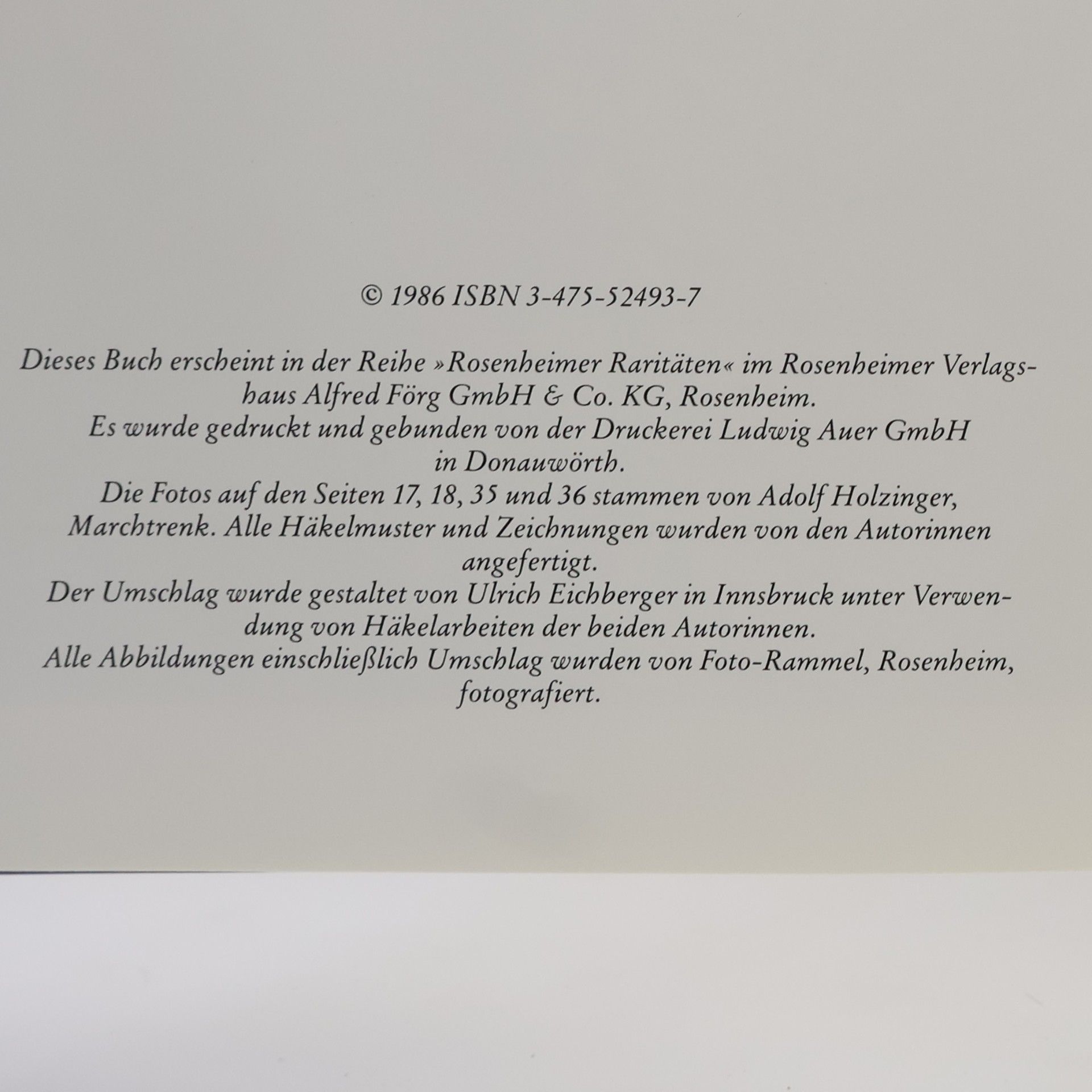 Hannelore Birsak Häkelspitzen aus dem alten Österreich