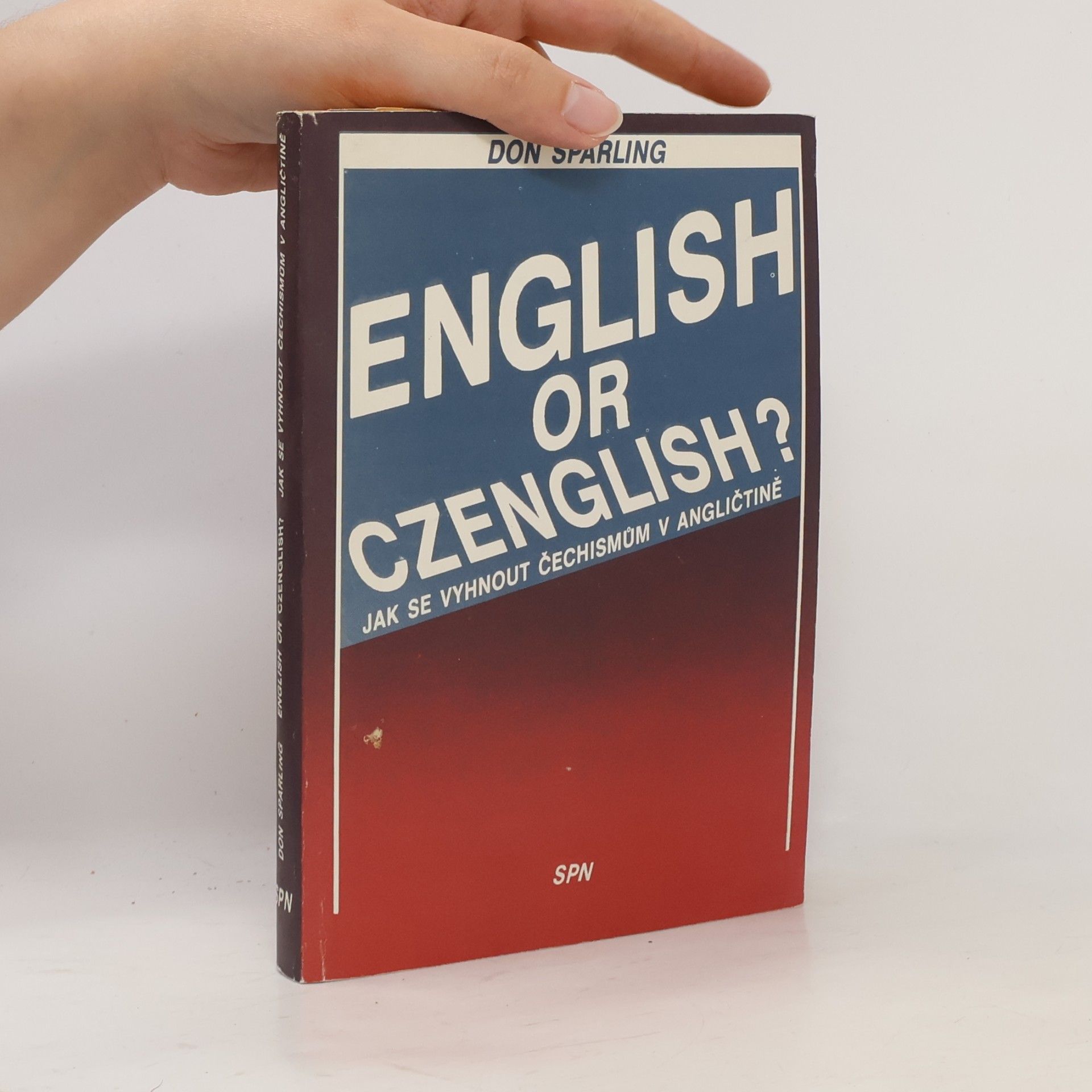 Thomas Donaldson Sparling English or Czenglish?
