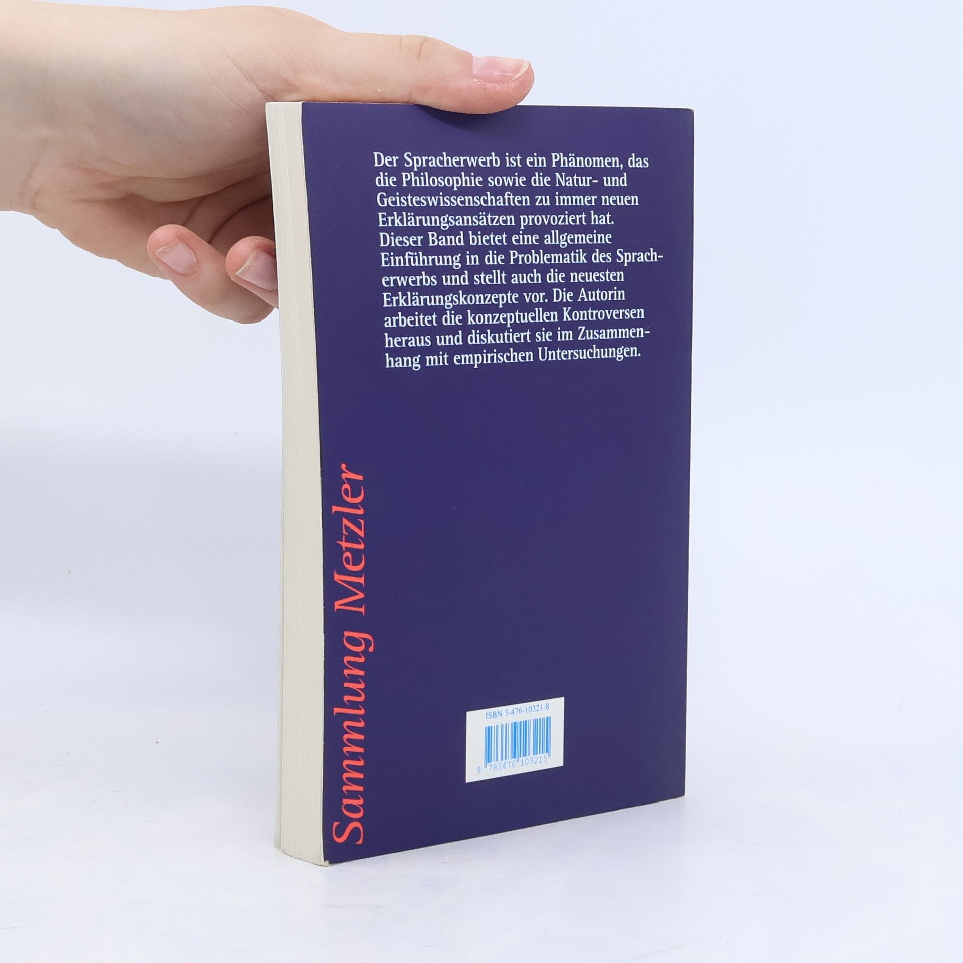 Gisela Klann Delius Sammlung Metzler - 321: Spracherwerb