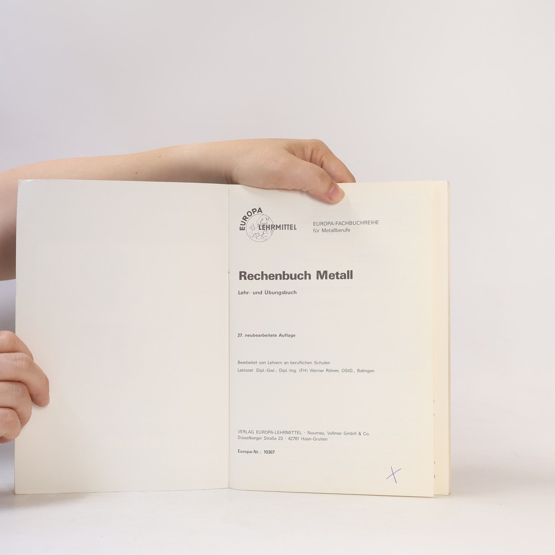 Rechenbuch Metall