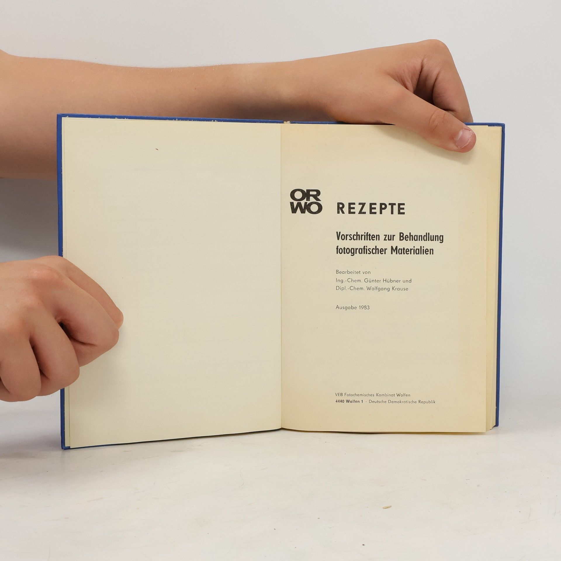 Autorenkollektiv Rezepte: Vorschriften zur Behandlung fotografischer Materialien