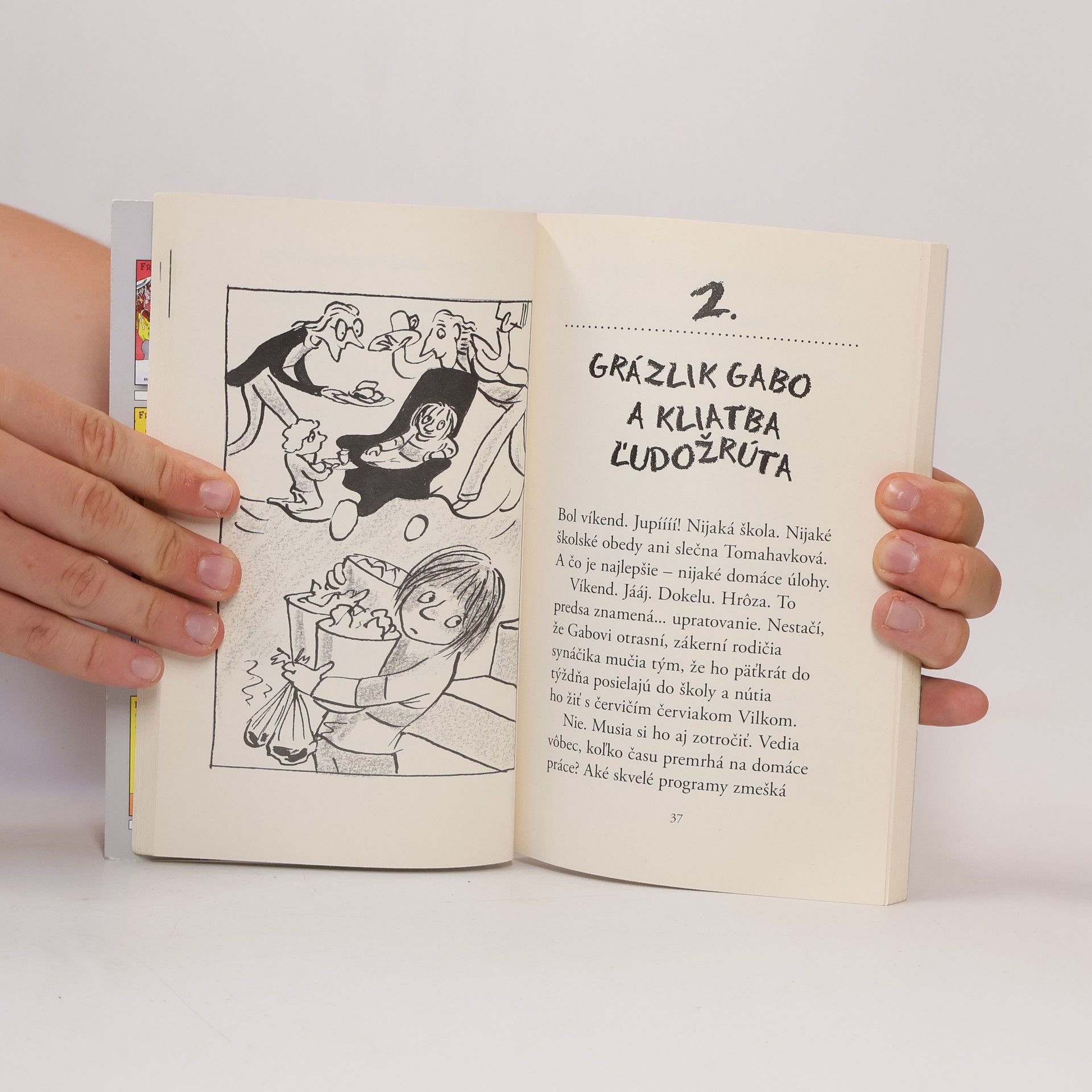 Francesca Simon Grázlik Gabo a kliatba ľudožrúta