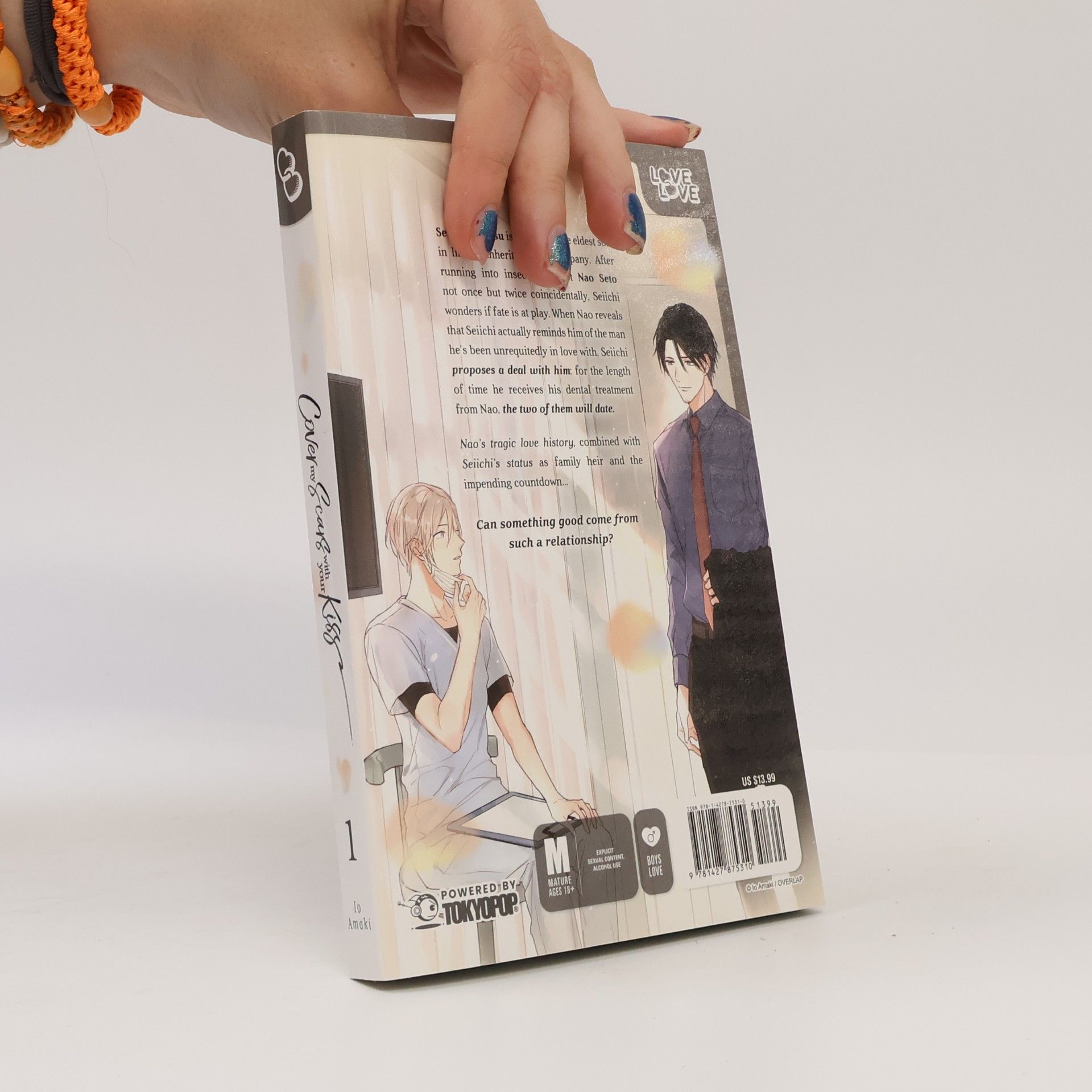 Io Amaki Cover My Scars With Your Kiss, Volume 1