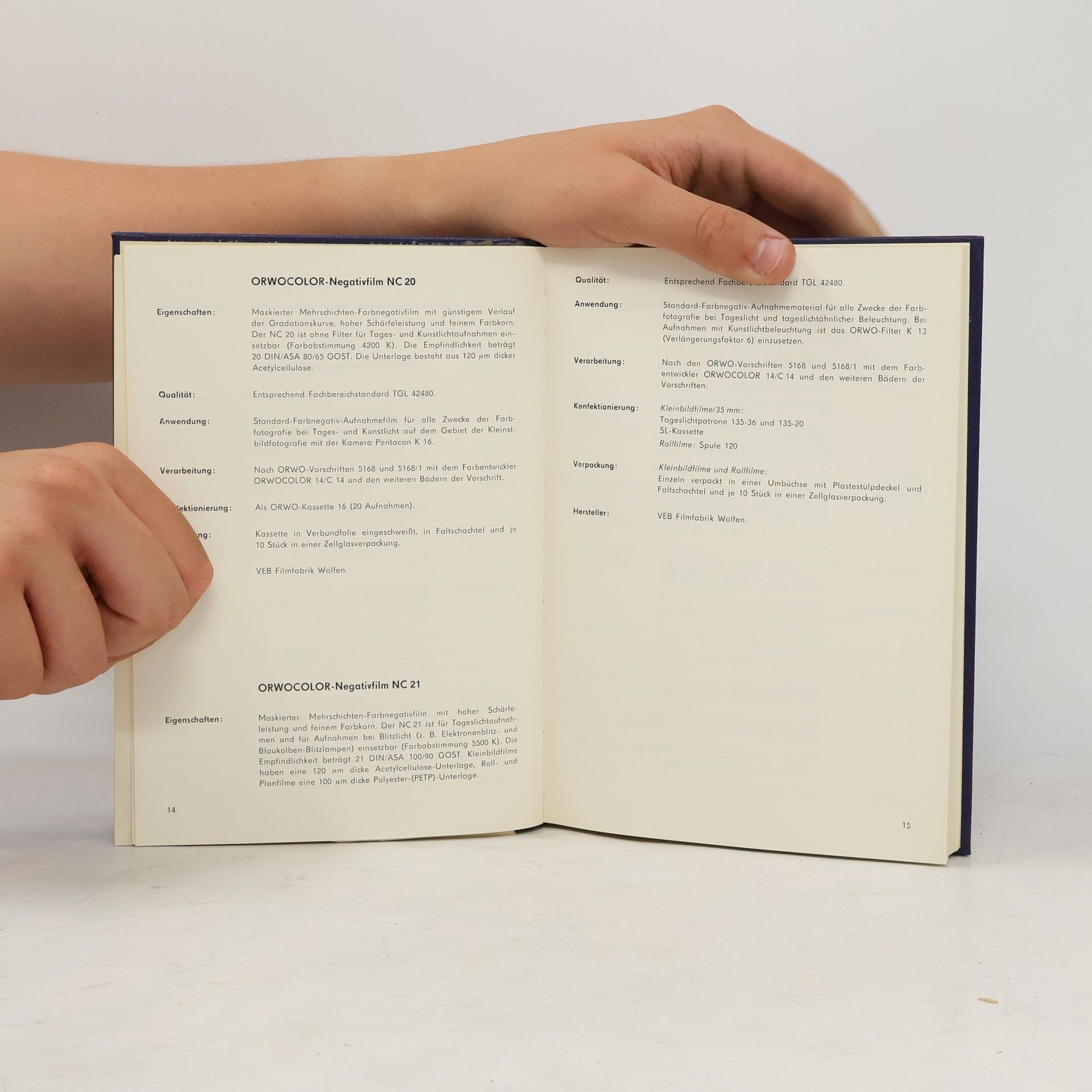 Autorenkollektiv ORWO. Gesamtkatalog Ergänzungen