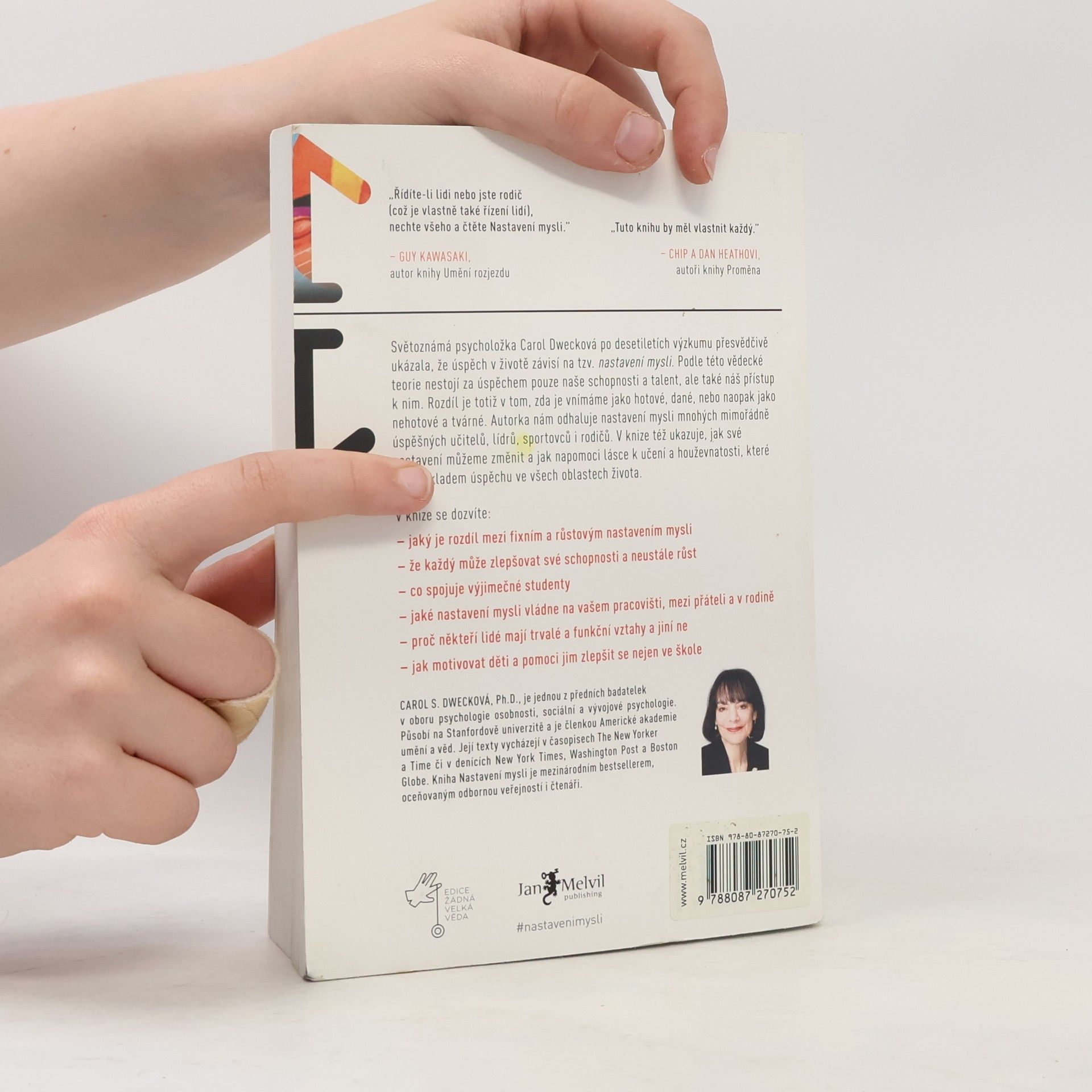Carol Dweck Nastavení mysli