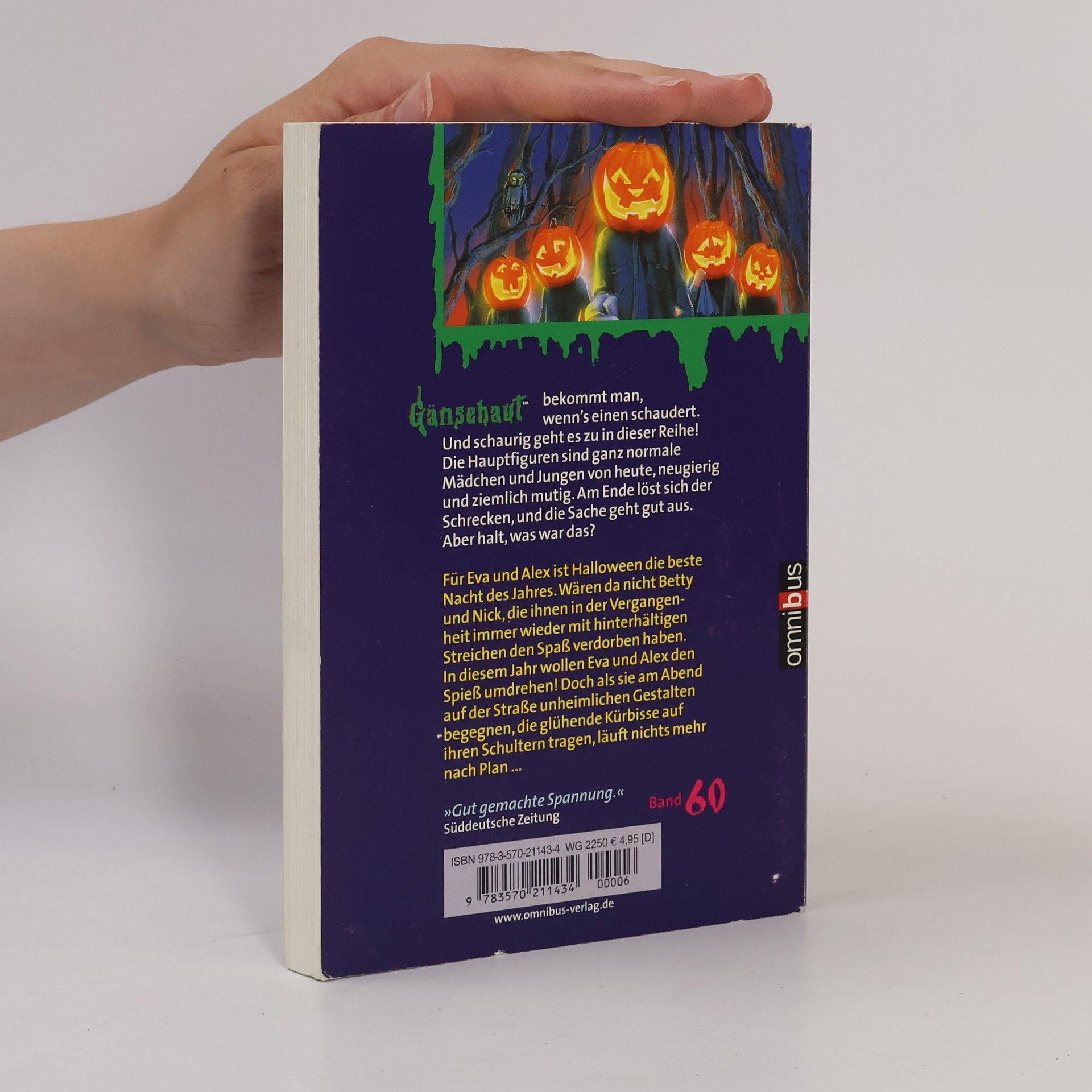 R. L. Stine Gänsehaut 60. Die Nacht der glühenden Kürbisse